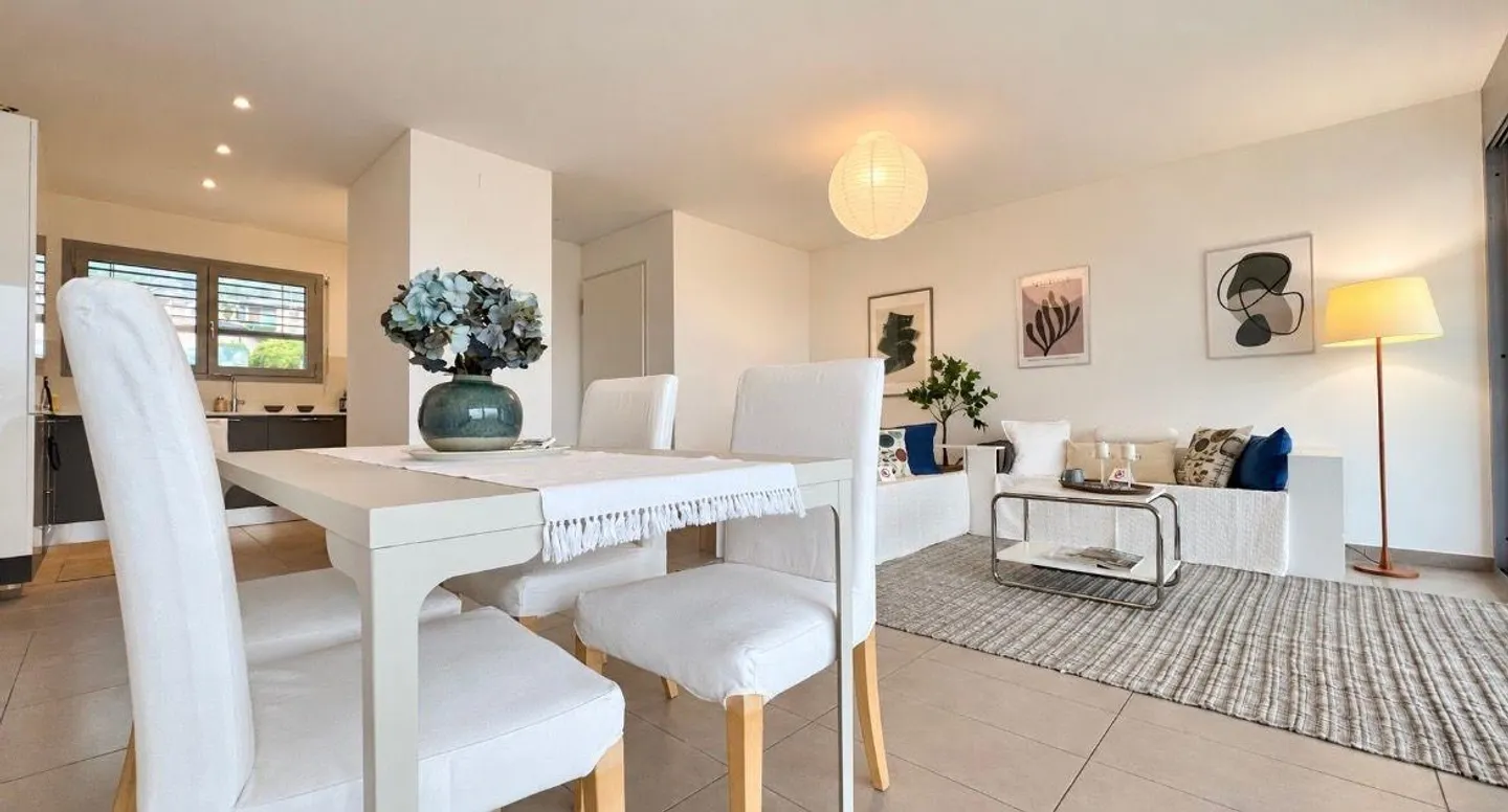 Gravesano - elegantes 2,5-Zimmer-Apartment mit großer Panoramaterrasse - Foto 13 von 27