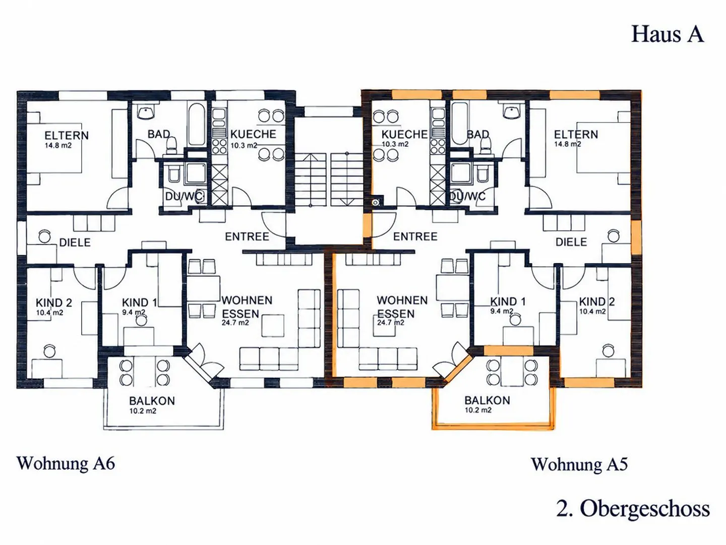 Aperçu : Appartement de 4,5 pièces attrayant - Photo 22 sur 22