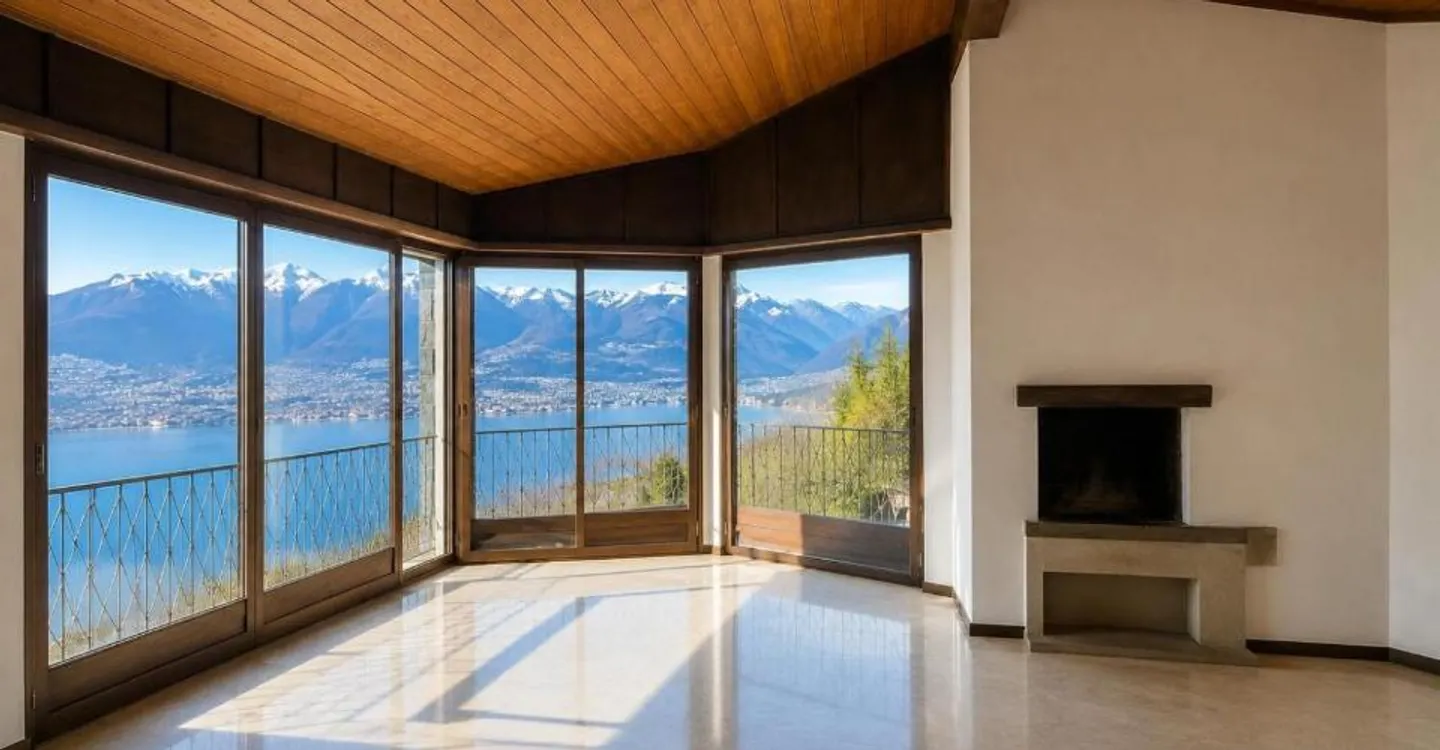 Arogno: character house with lake view, garden and great potential - Photo 10 of 13