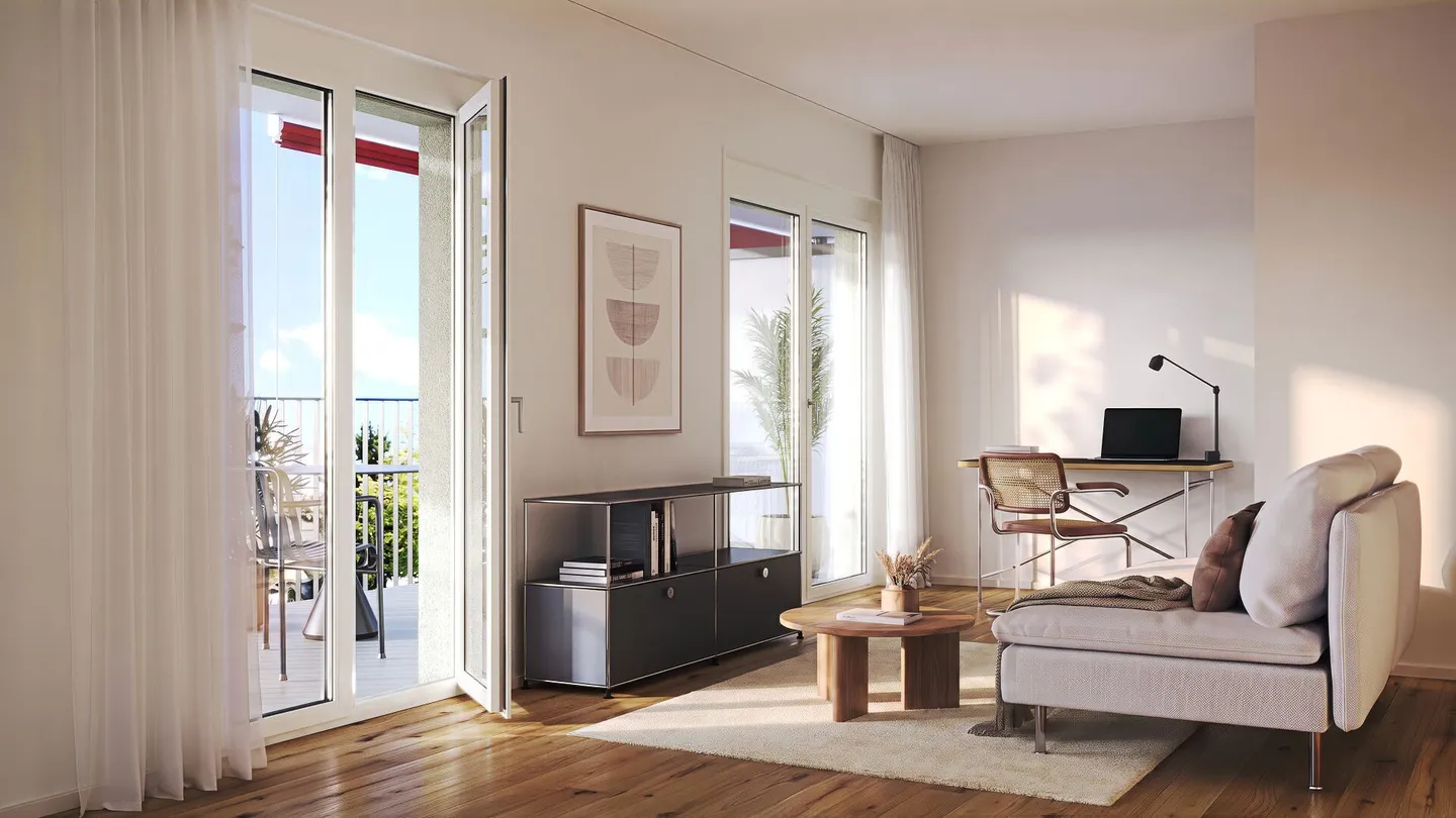 Modernes Apartment in der Natur - Foto 3 von 7