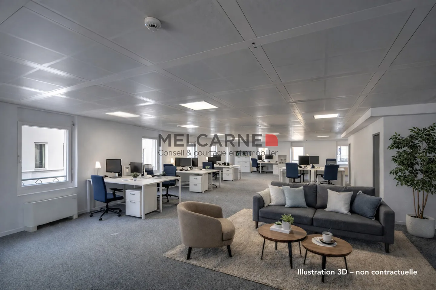 Uffici in affitto - Rive Droite - 245m2 - Foto 3 di 4