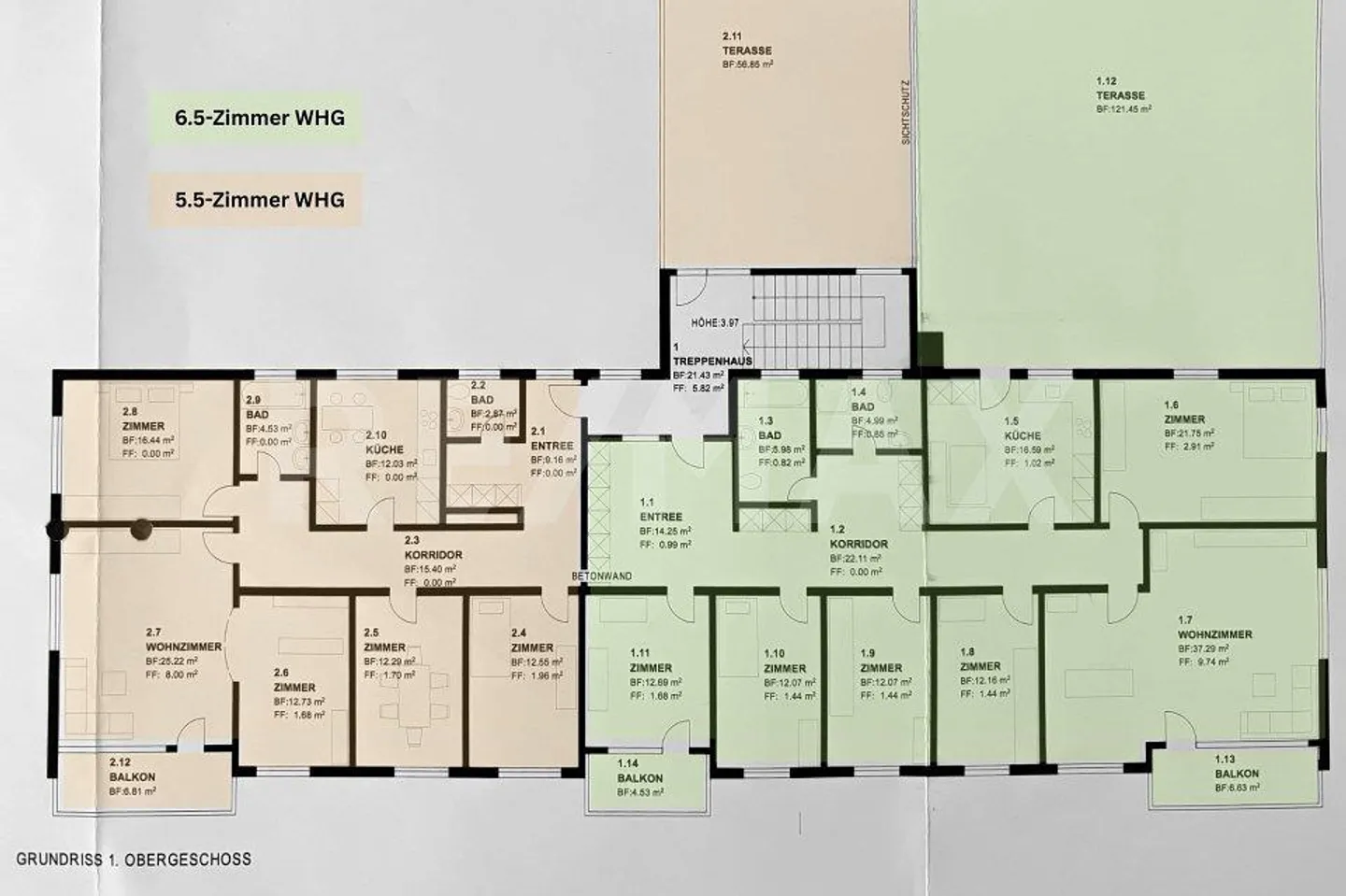 Centrally Located 5.5-Room Apartment with Large Terrace and ... - Photo 13 of 13