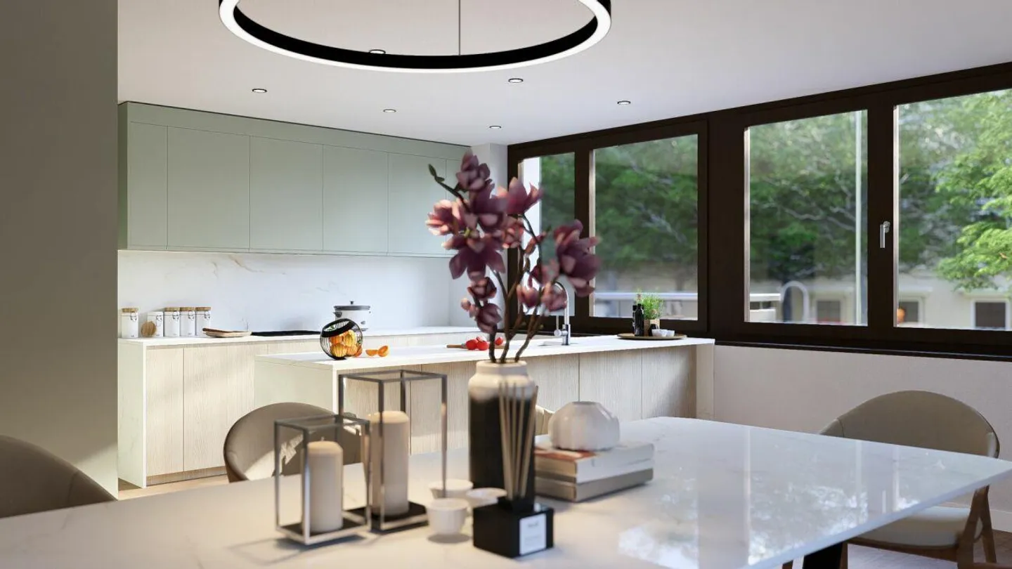 Maisonette penthouse esclusiva di 3,5 locali nel nuovo progetto di costruzione In den... - Foto 1 di 7