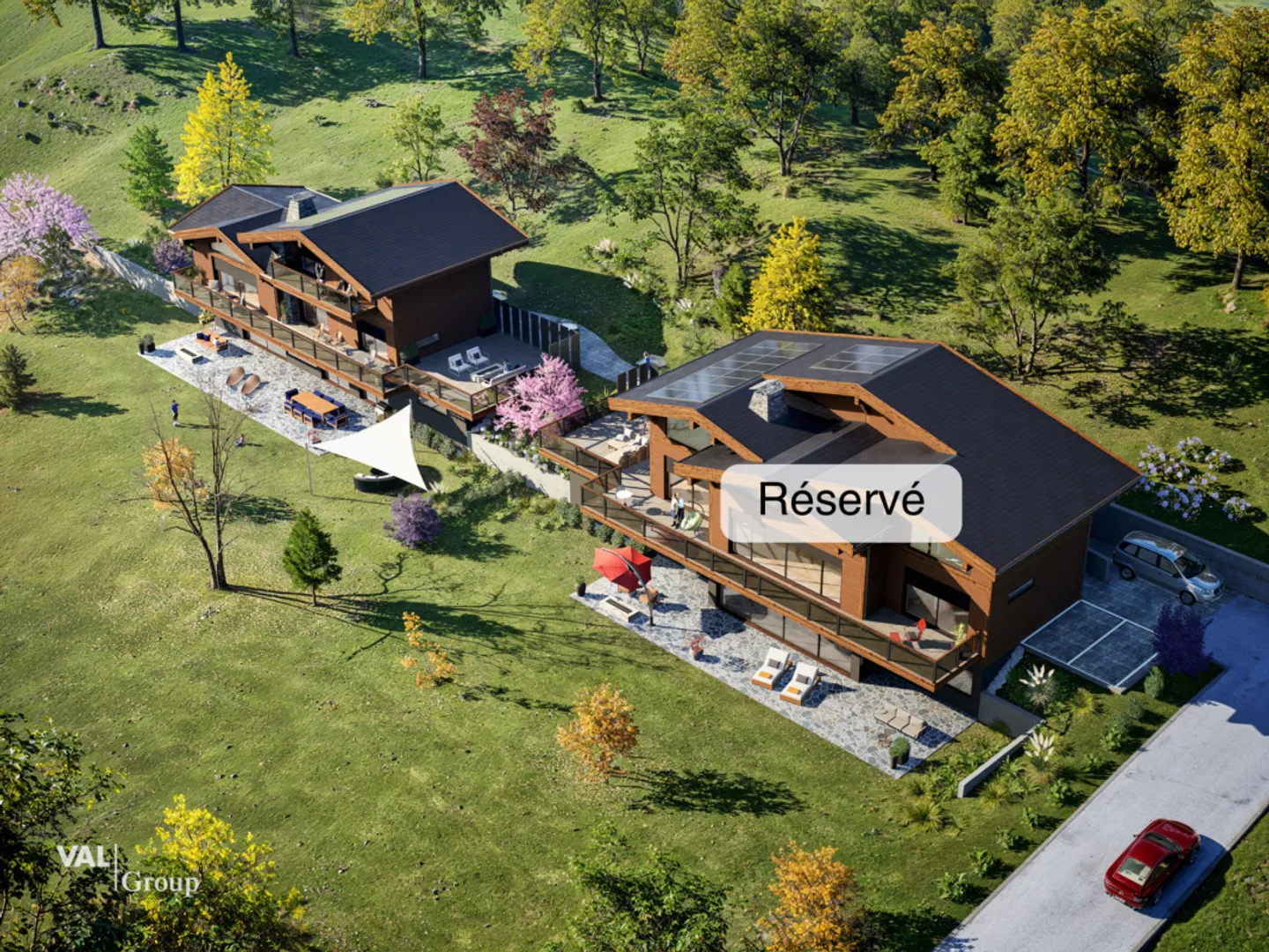Außergewöhnliches Chalet in einer natürlichen Umgebung für das Hauptwohnsitz! - Foto 2 von 5