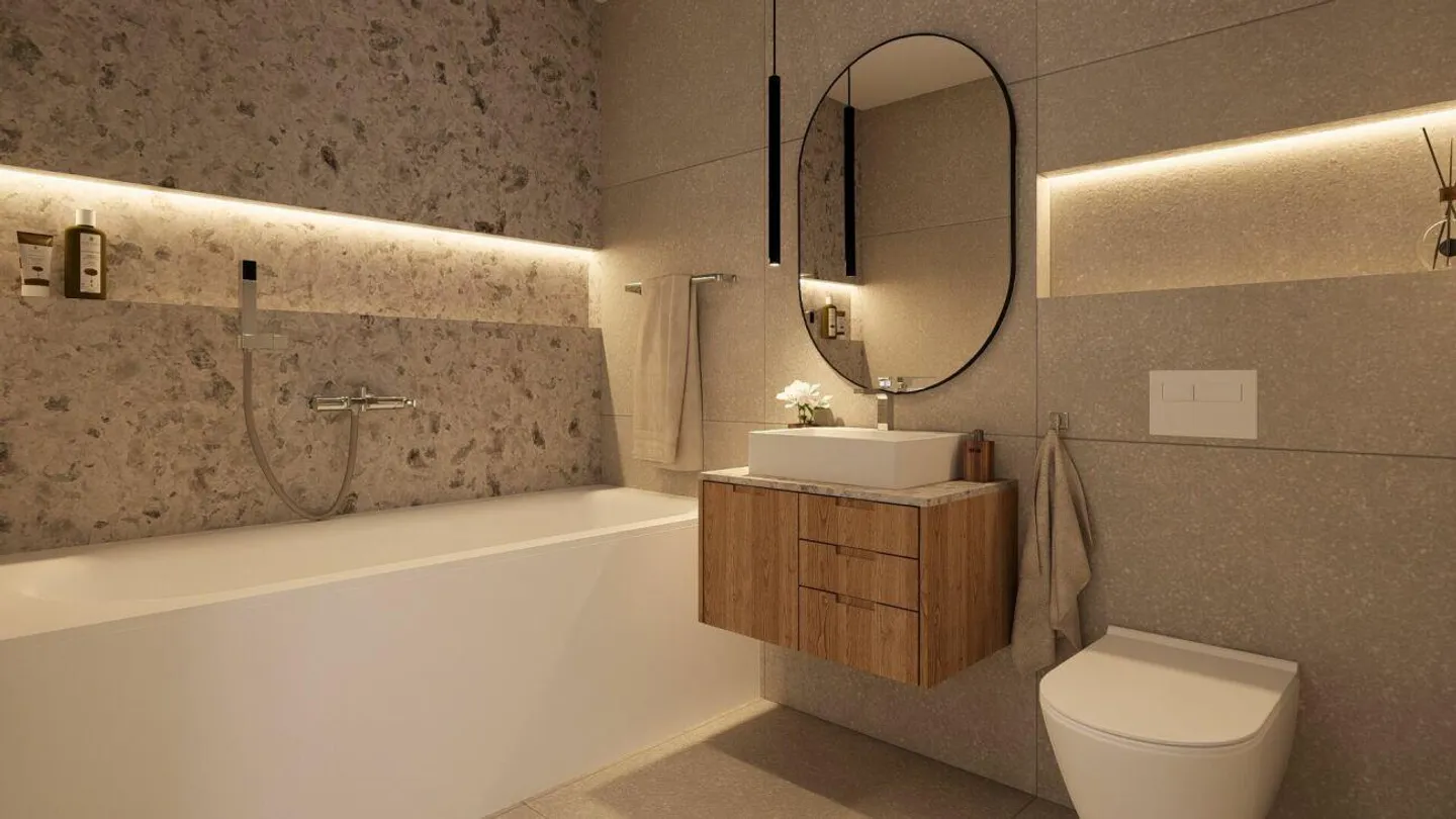 Maisonette penthouse esclusiva di 3,5 locali nel nuovo progetto di costruzione In den... - Foto 3 di 7