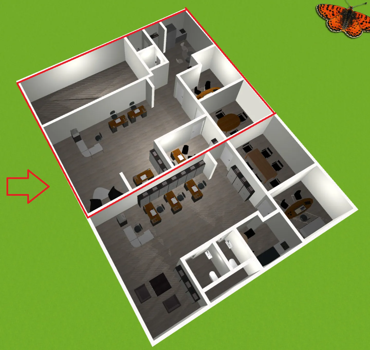 SUPERFICIE DI 120 M² IDEALE PER UN UFFICIO CLASSE! - Foto 7 di 8