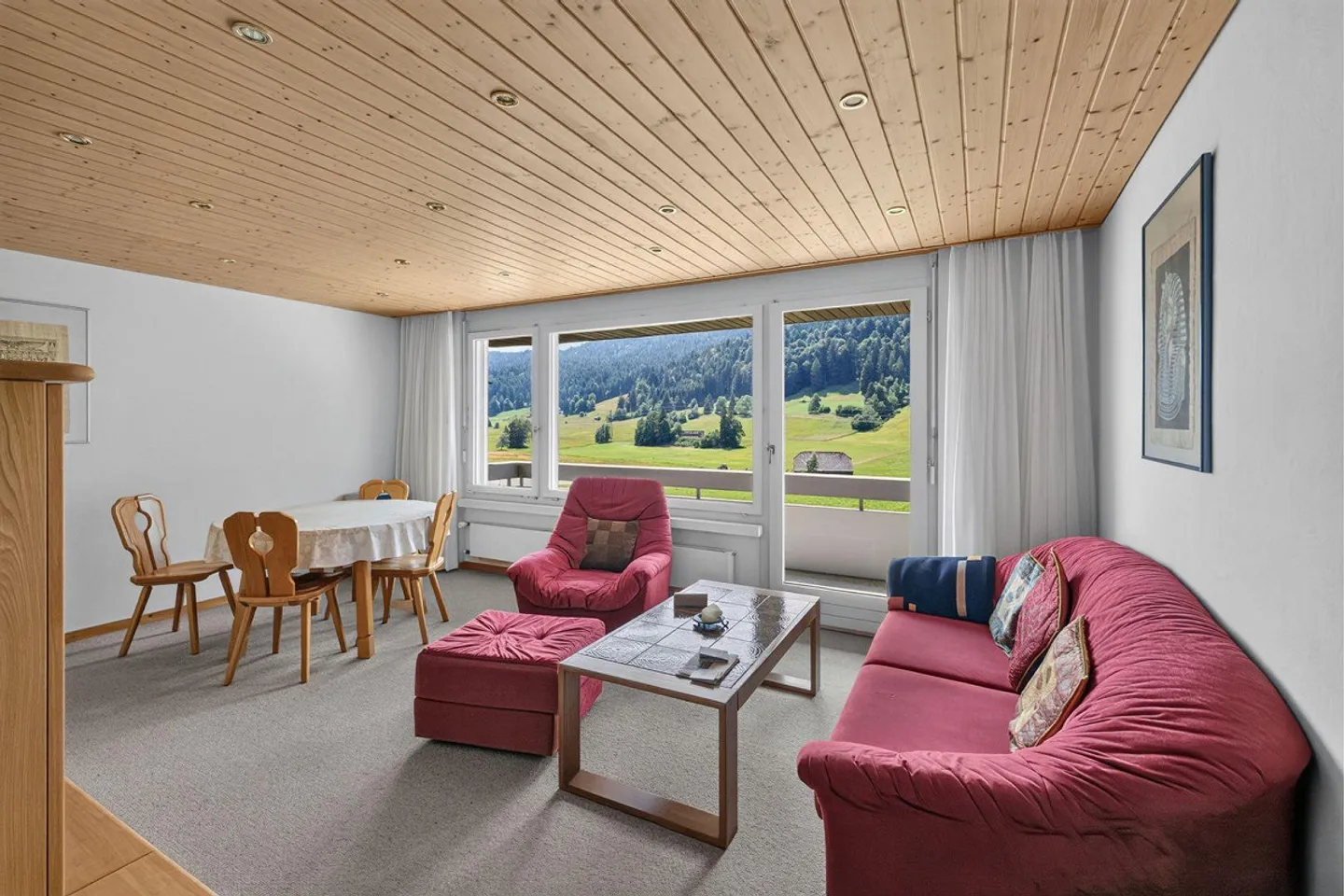 Sonniges 2.5-Zimmer-Feriendomizil mit Bergsicht, Loipe und Skilift ... - Photo 3 sur 12