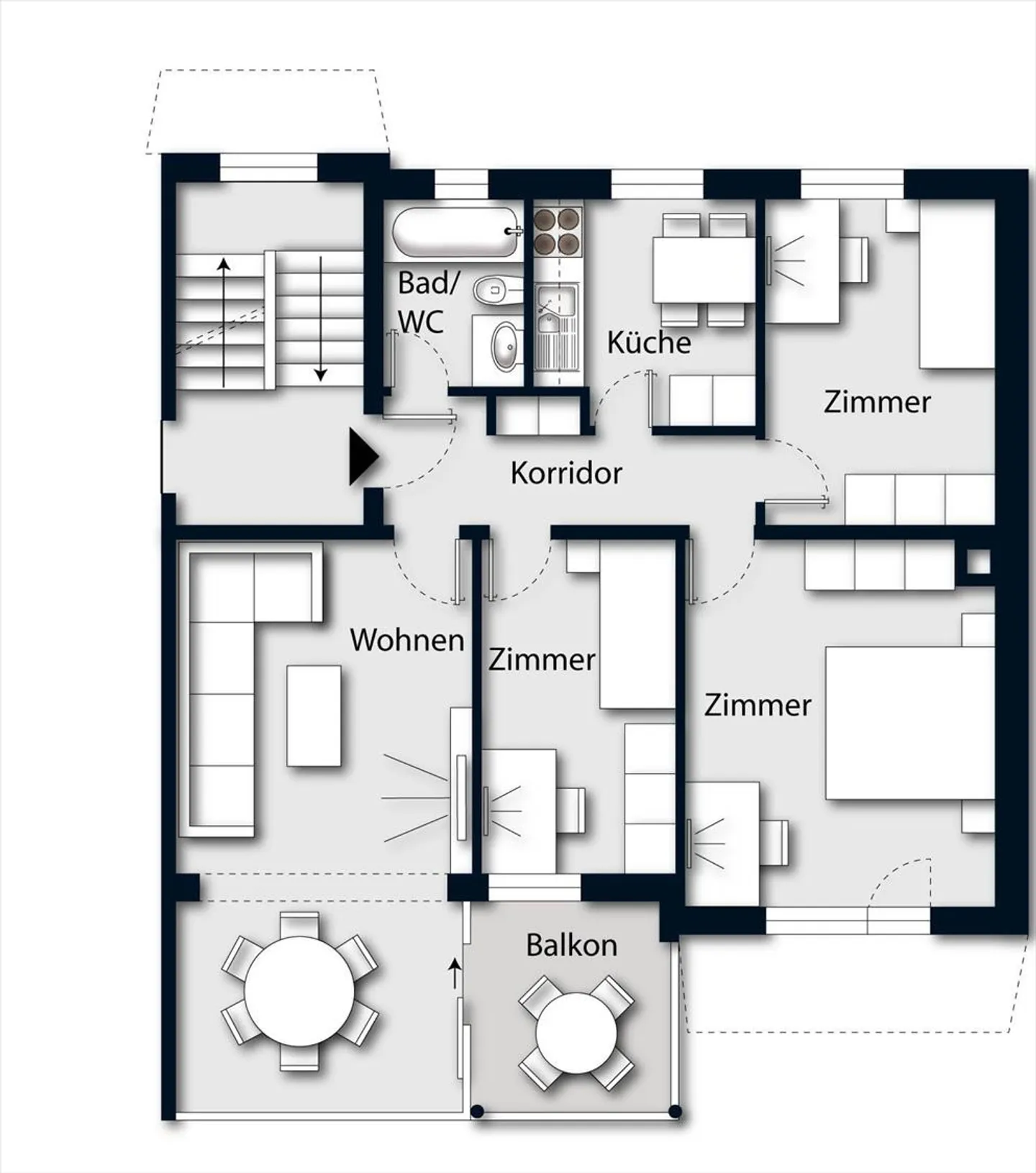 Appartamento in affitto - Foto 8 di 8