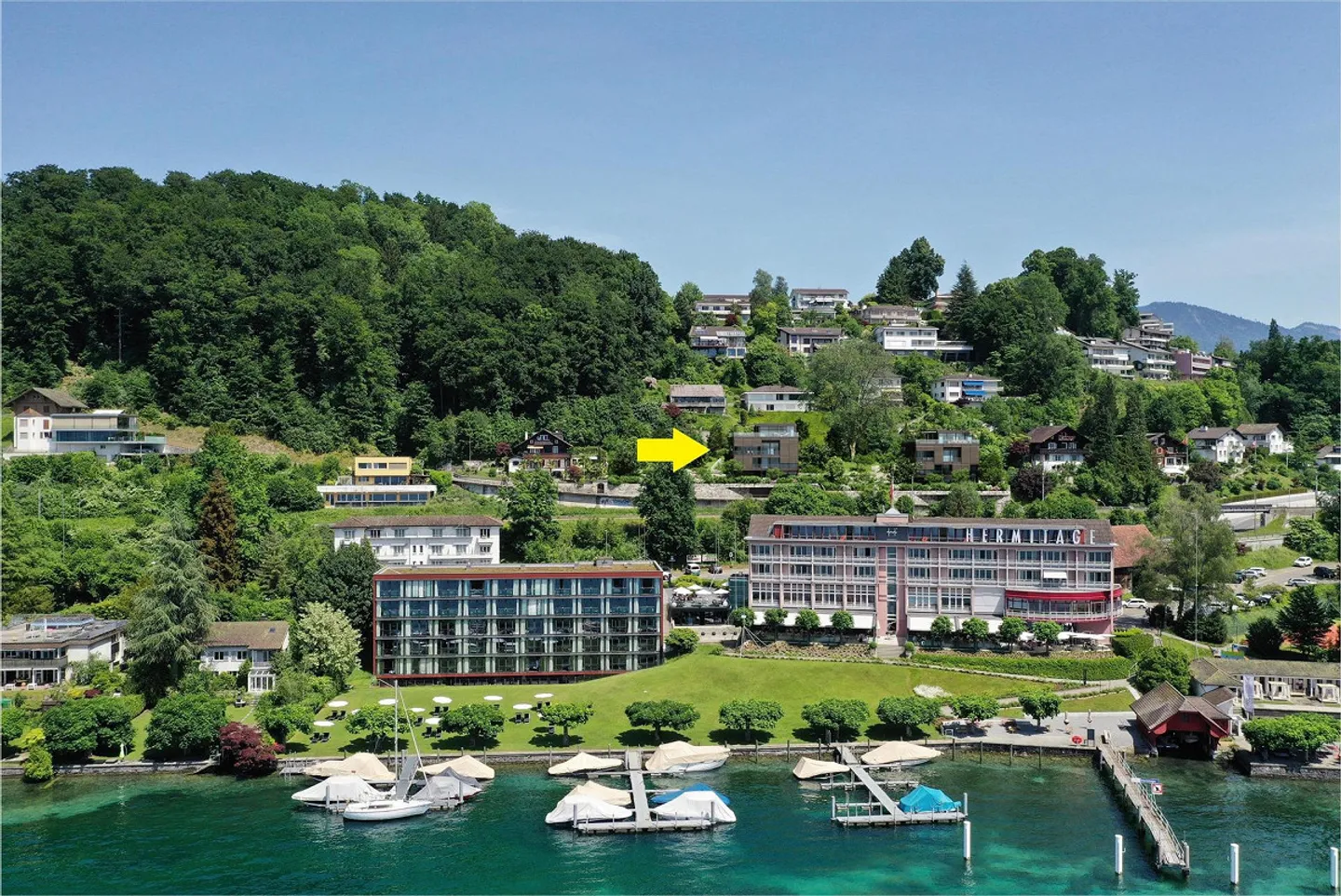 Terrain à bâtir dans la ville de Lucerne avec projet de villa approuvé - Photo 3 sur 5