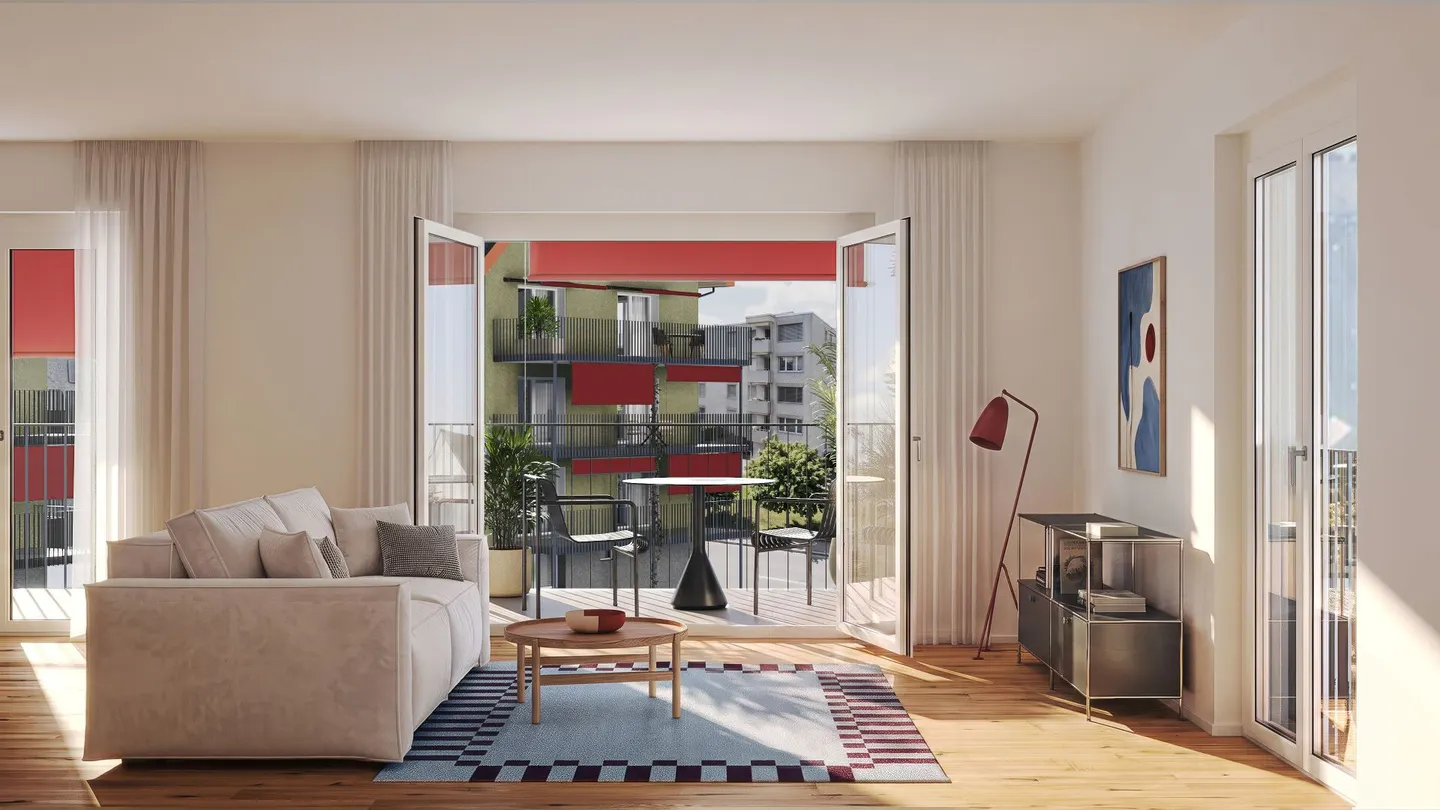 Modernes Apartment in der Natur - Foto 3 von 7