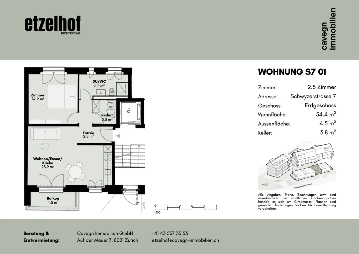 Modernes Apartment in der Natur - Foto 7 von 7