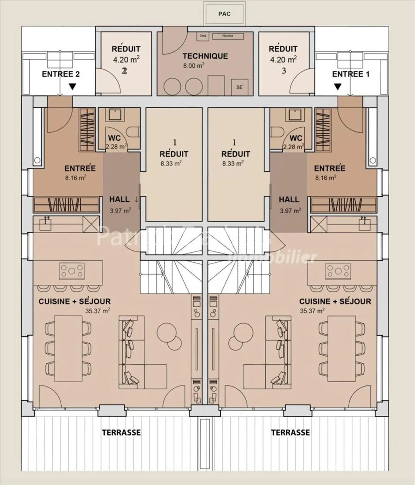 Semi-Detached Villa 4.5 Rooms in St-Maurice - Photo 9 of 13