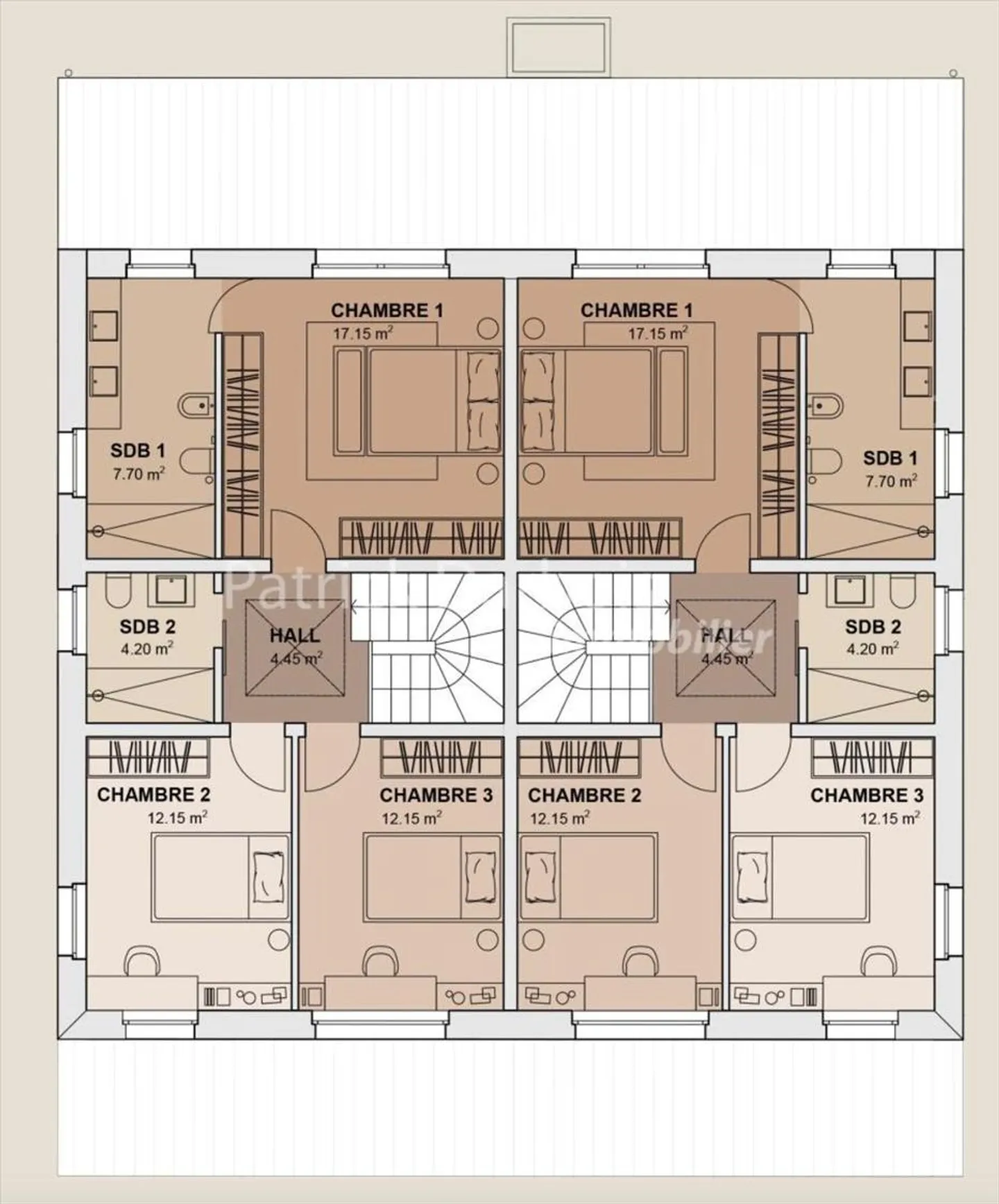 Semi-Detached Villa 4.5 Rooms in St-Maurice - Photo 10 of 13