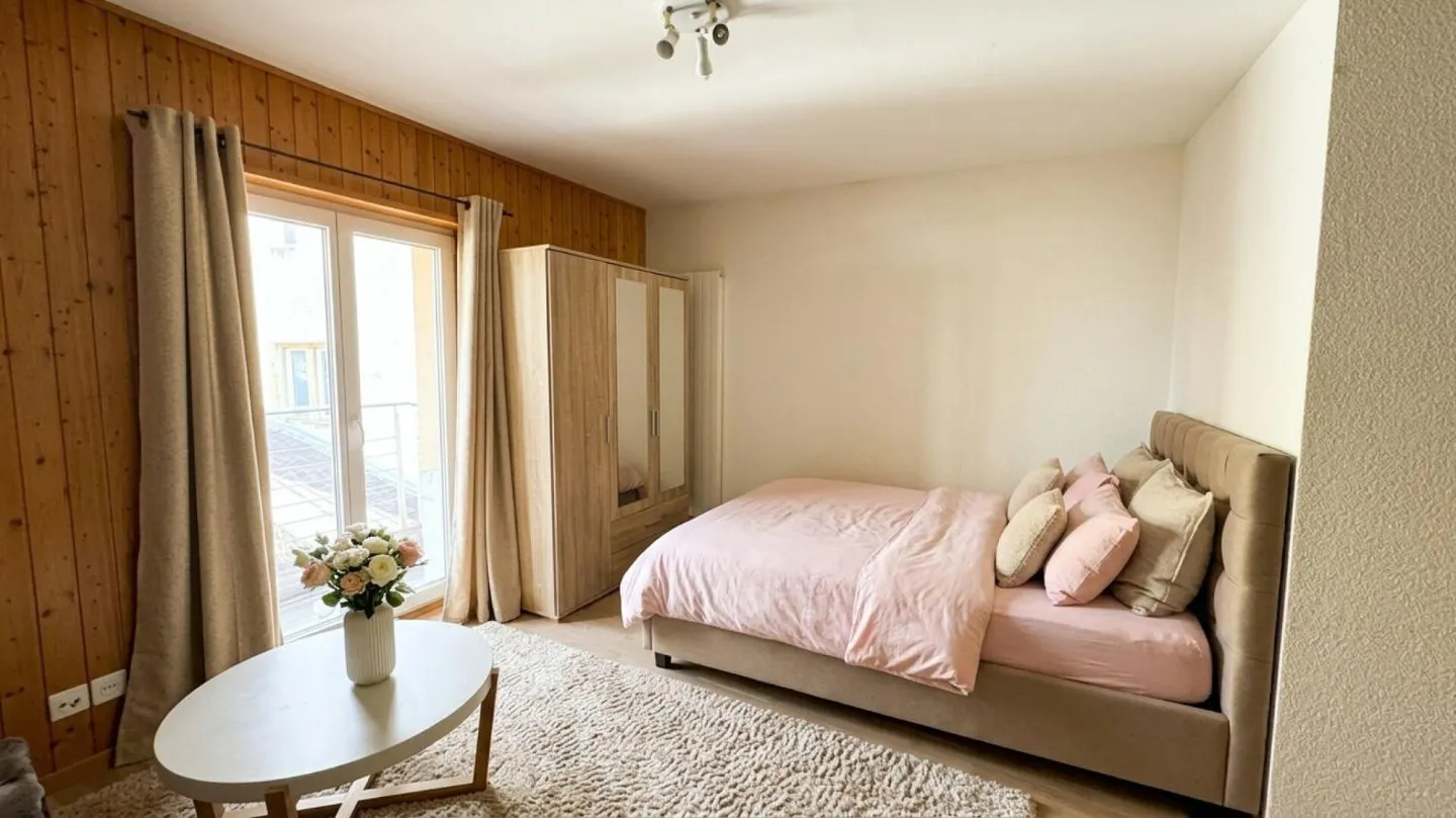 Neuchâtel, Studio mit Balkon im Herzen der Innenstadt - Foto 2 von 3