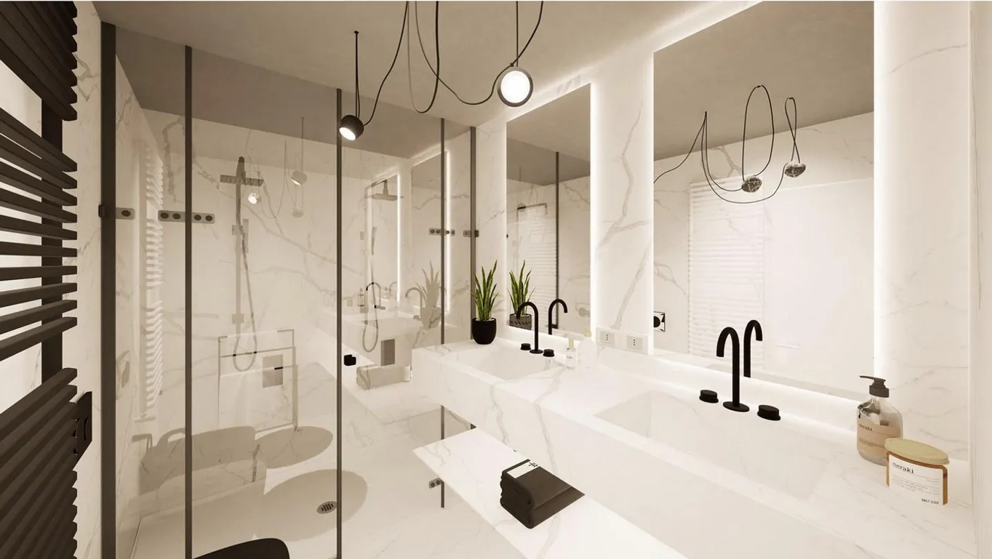 Elegante progetto di nuova costruzione, piscina, 2° residenza, vista lago, sauna, prato - Foto 4 di 6