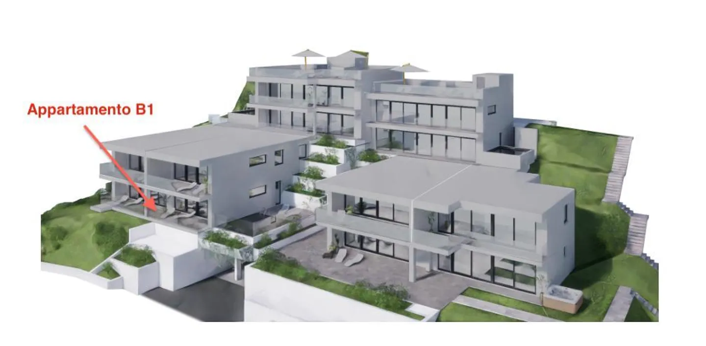 Elegante progetto di nuova costruzione, piscina, 2° residenza, vista lago, sauna, prato - Foto 6 di 6