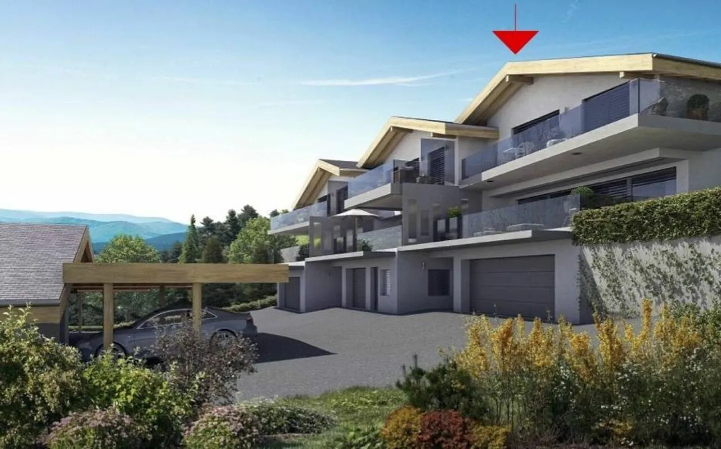 Villa adjacente avec 5,5 pièces à Vex - Photo 1 sur 13