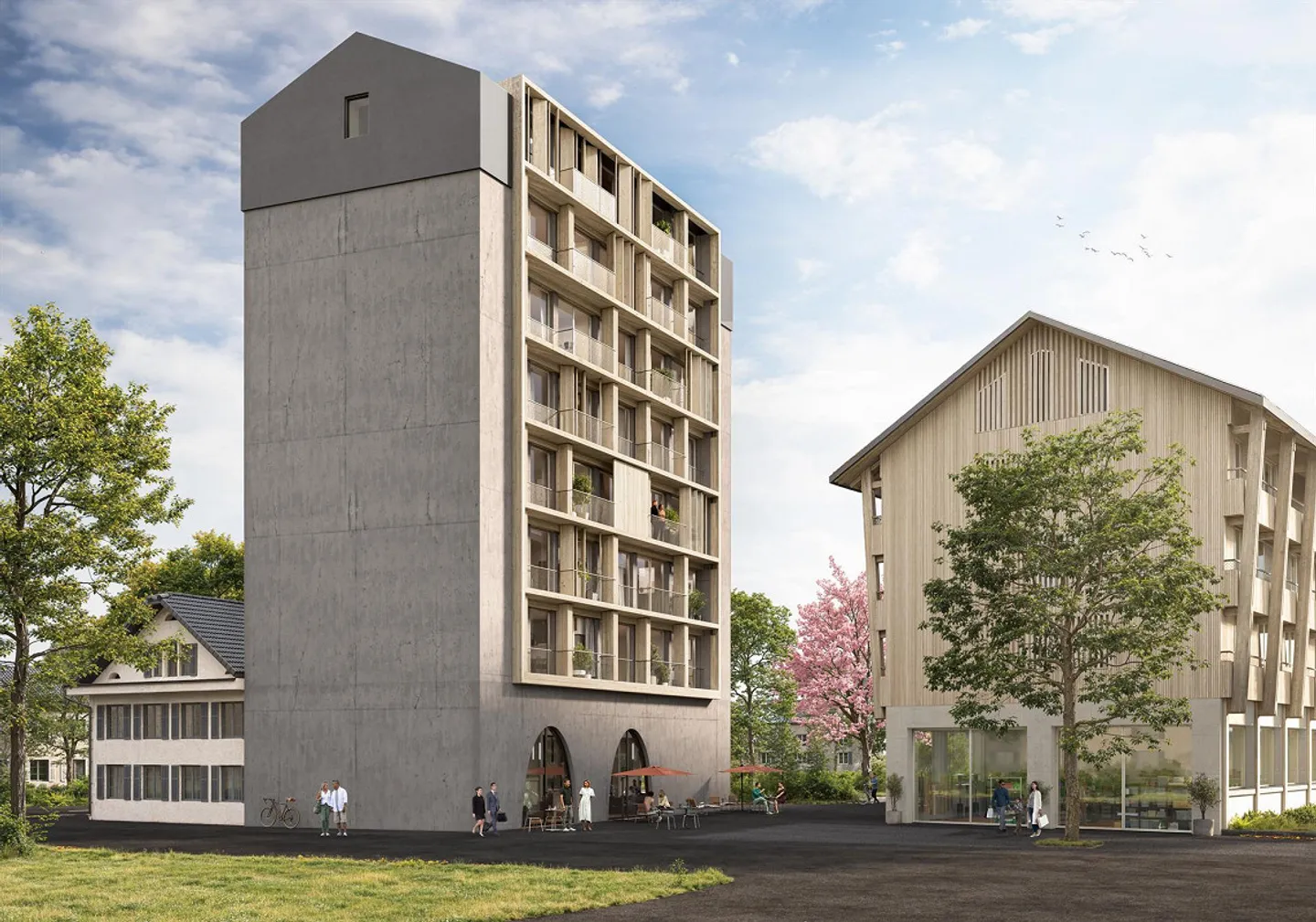 "Tower Falcon" - Urban 4 1/2 Room Tower Apartments for Living Aesthetes. - Photo 2 of 2