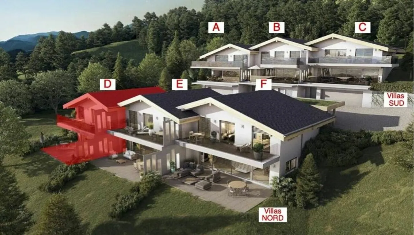 Villa adjacente 4,5 pièces à Vex - Photo 1 sur 12