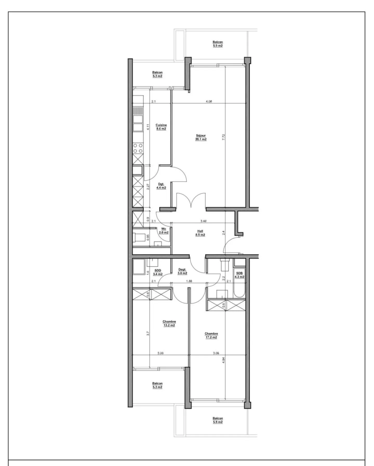 Charmant appartement 4 pièces à Champel - Photo 12 sur 13