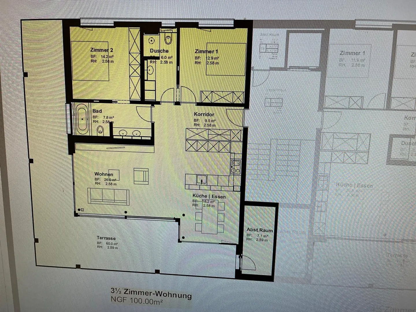 3 1/2-Zimmer-Wohnung  an schönster Wohnlage in Zizers - Foto 17 von 17