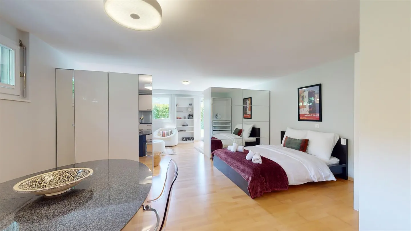 Studio spazioso in un quartiere tranquillo a Sierre - Disponibile tra 3 e 6 mesi - Foto 3 di 21