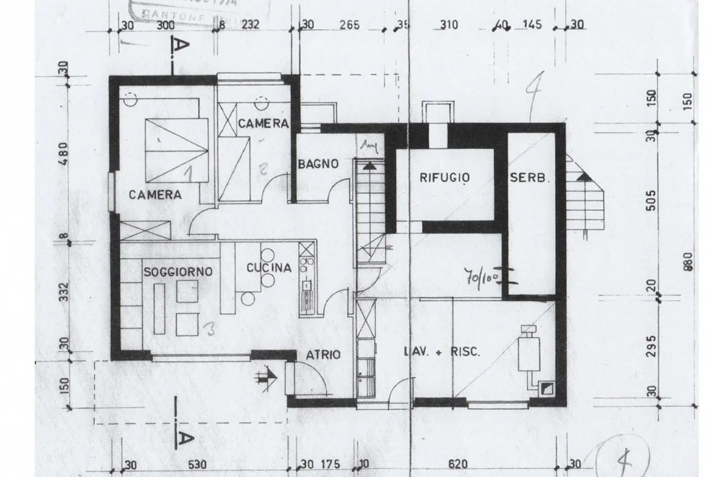 TWO-FAMILY HOUSE 8.5 ROOMS WITH BUILDABLE LAND IN LAMONE - Photo 9 of 11