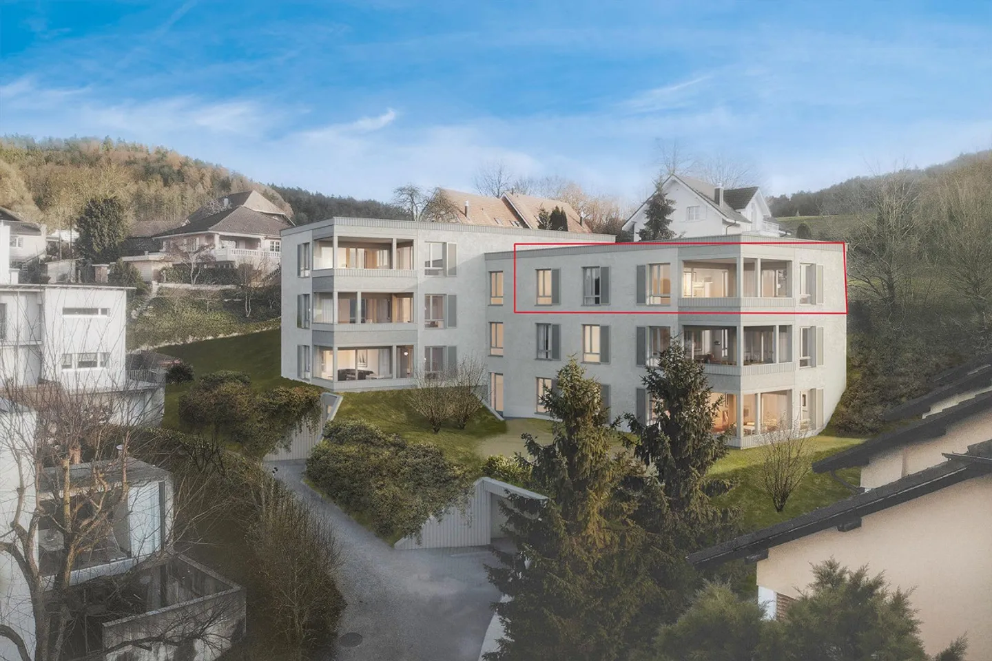 Ampio, luminoso e molto moderno appartamento con vista spettacolare su Reiden - Foto 9 di 10