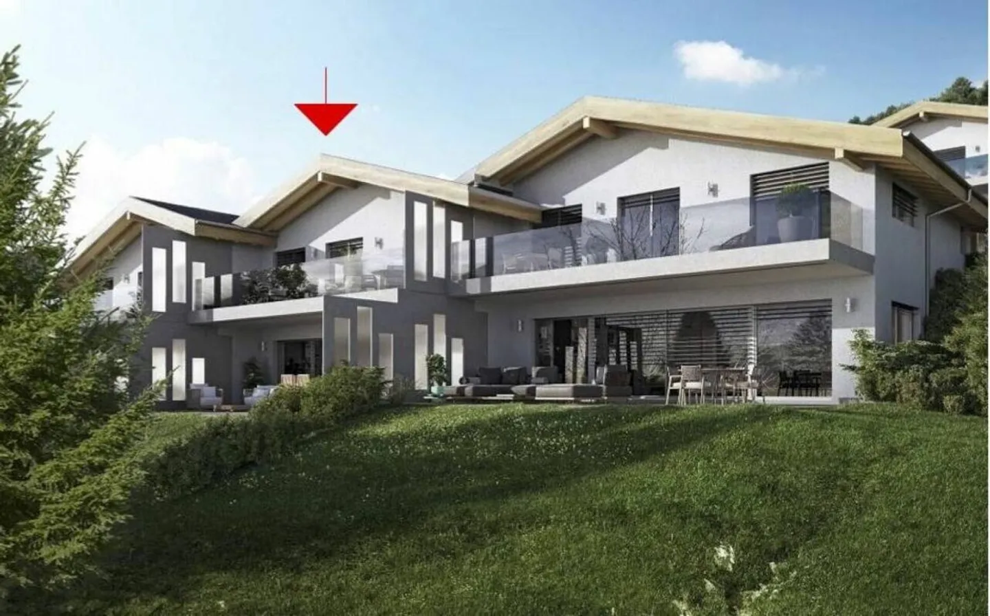 Villa adjacente 4,5 pièces à Vex - Photo 2 sur 12