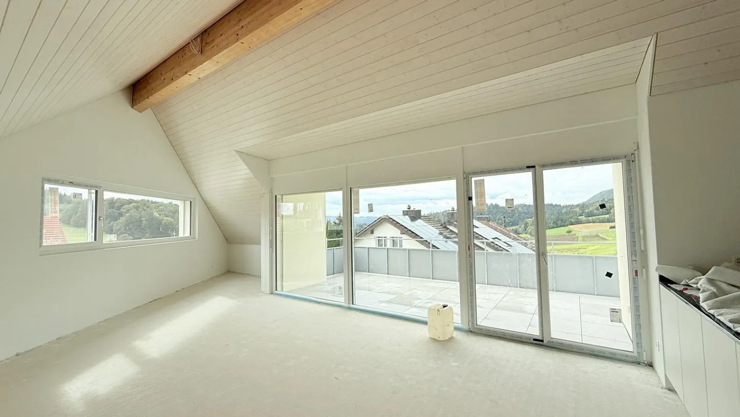 Balcon spacieux avec vue sur la verdure / Première location - Photo 3 sur 13