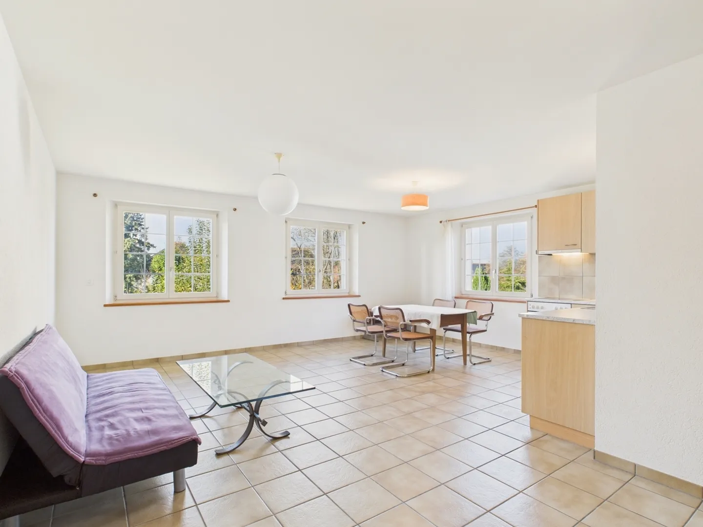 Appartamento 3 camere a prezzi accessibili in una posizione tranquilla vicino al ruscello a Brislach - Foto 1 di 12