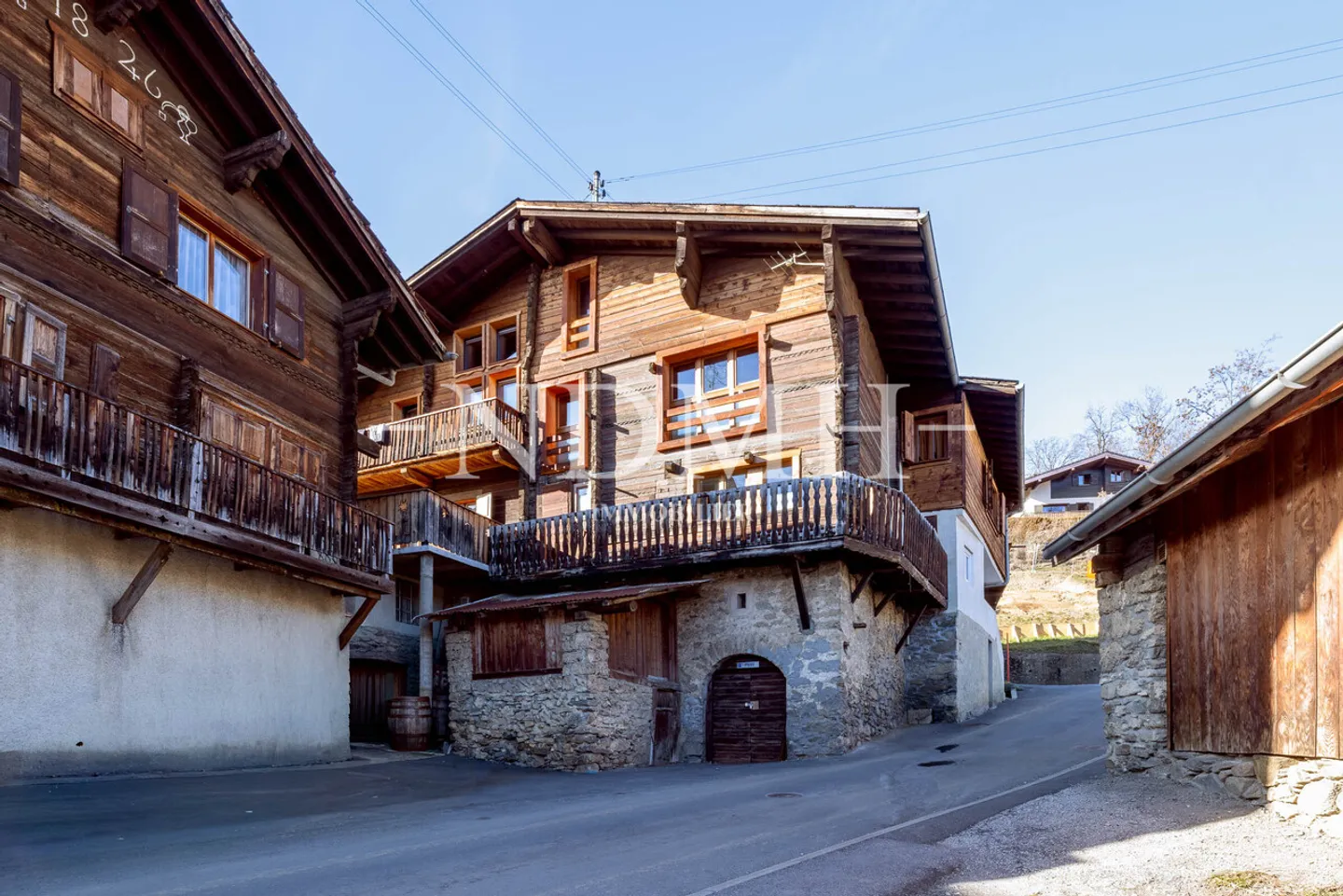 Charmantes Chalet-Apartment in Ayent - Foto 11 von 11