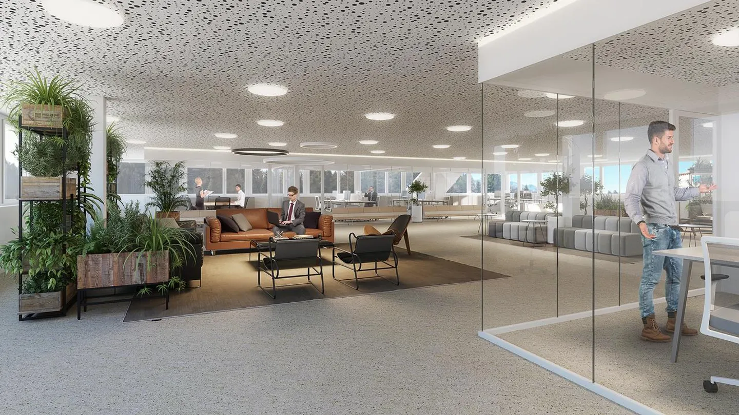 220 m² Gewerbefläche mit Terrasse im Gewerbepark Reussegg Luzern Nord - Foto 4 von 7