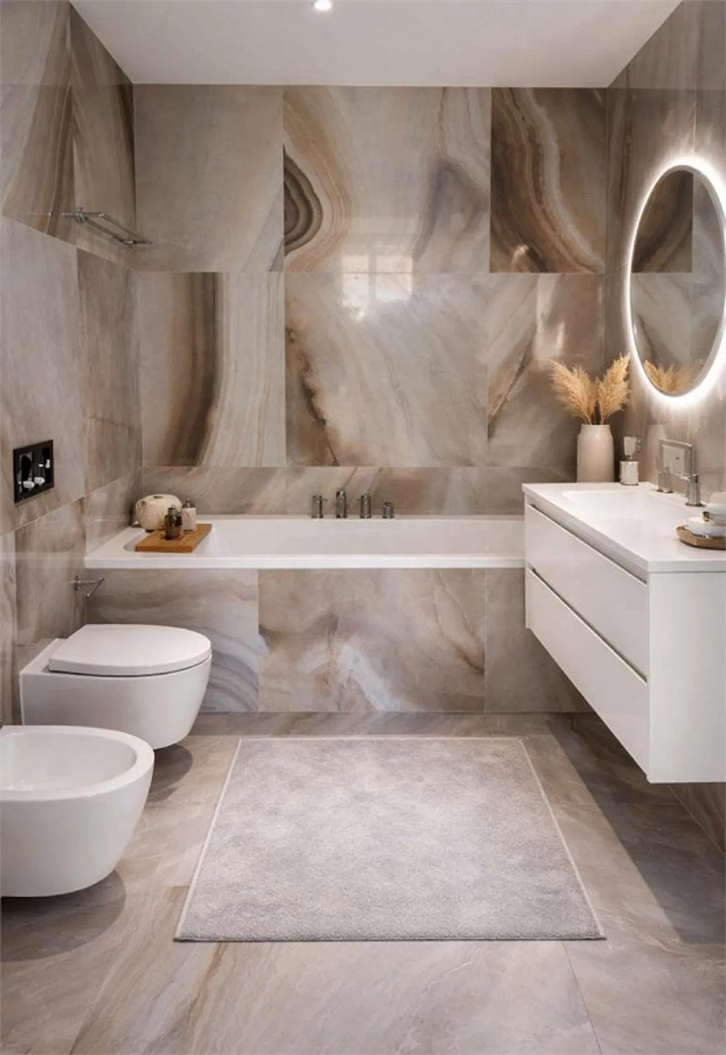 Modernes Apartment mit großer Terrasse mit Blick auf den Garten - Foto 2 von 3