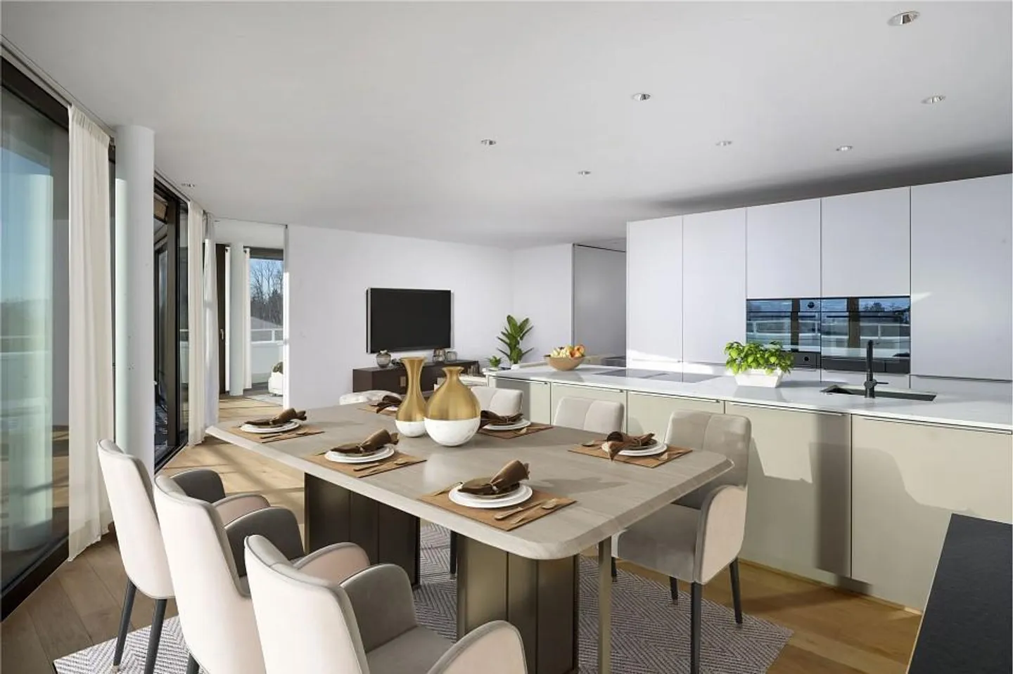 Appartamento panoramico sopra il Lago di Zurigo – Vita esclusiva con vista sulle Alpi - Foto 2 di 5