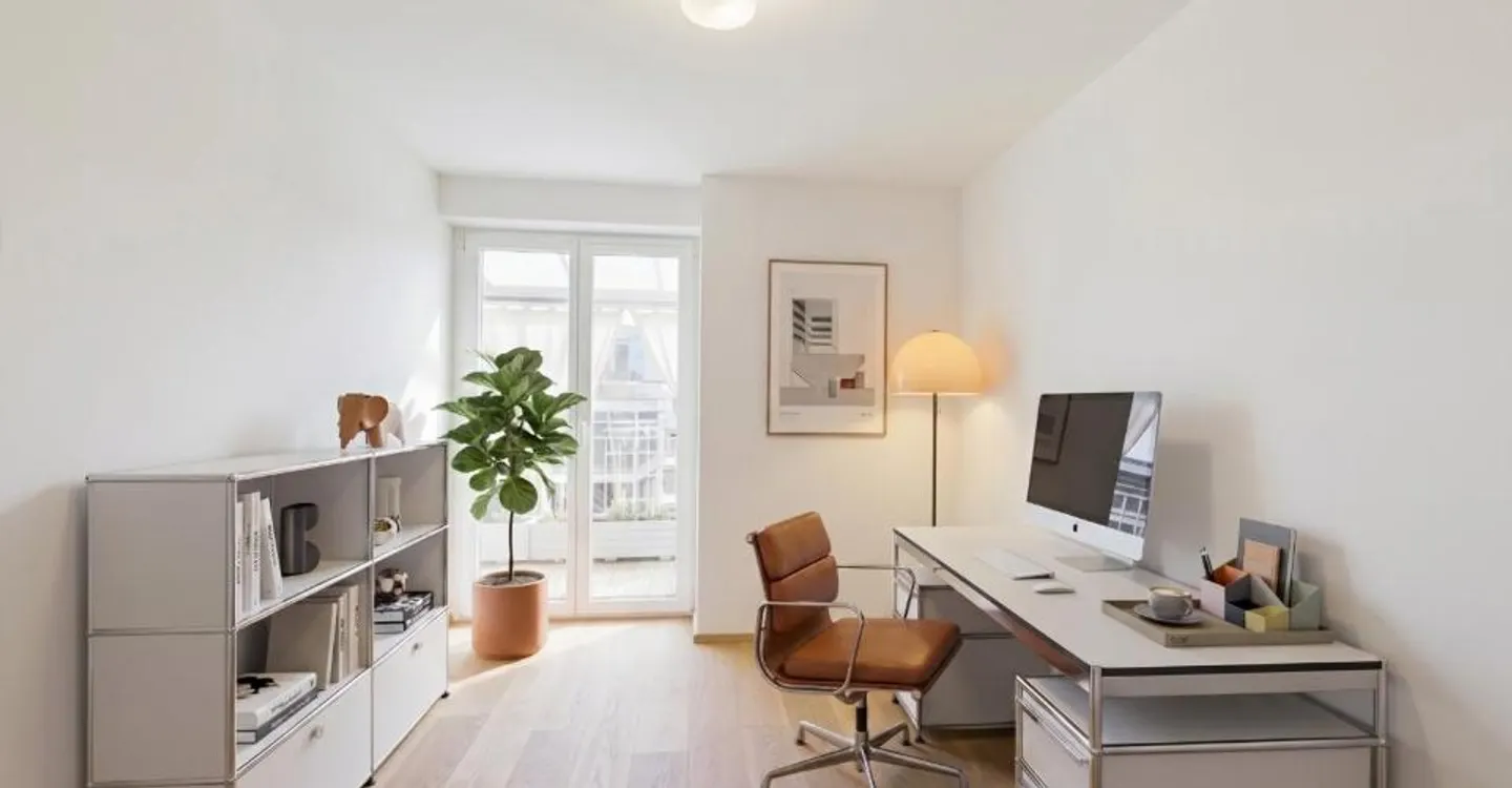 Neu renovierte 6.5-Zimmer-Attikawohnung mit sonnigem Balkon in Basel - Foto 5 von 11