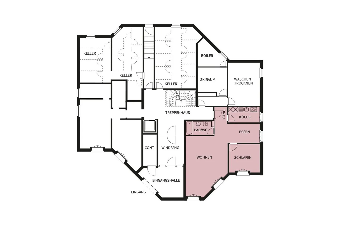 Appartement confortable de 2,5 pièces à Vulpera avec garage - Photo 8 sur 8