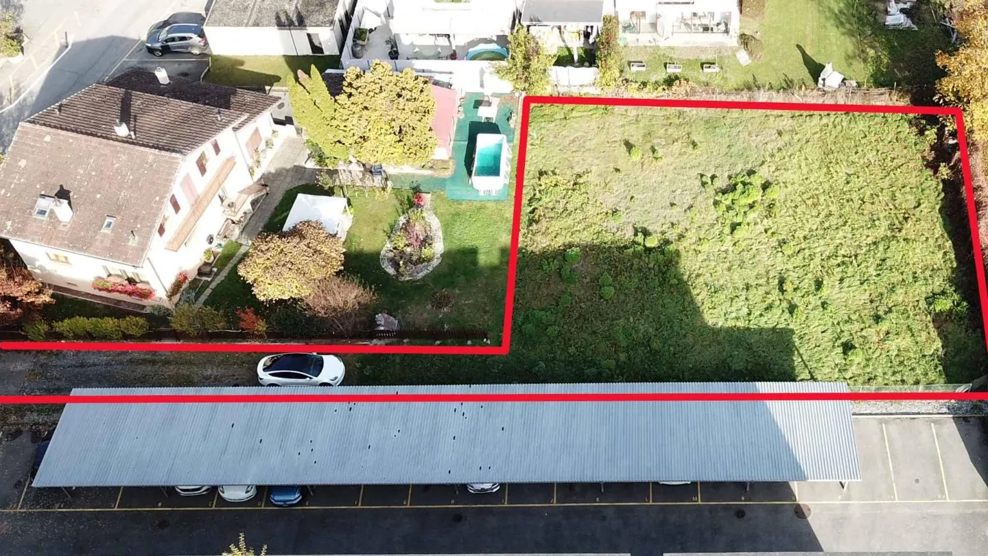 Building plot with valid building permit in the center of Fully - Photo 2 of 3