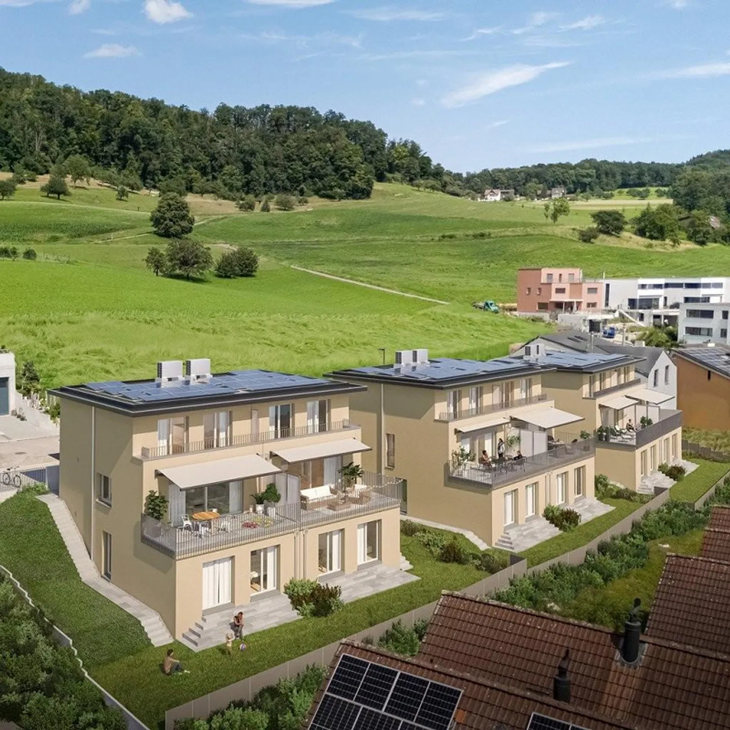 ERSTVERMIETUNG 6.5-Zi.-Reiheneinfamilienhaus mit Carport - Foto 2 von 12