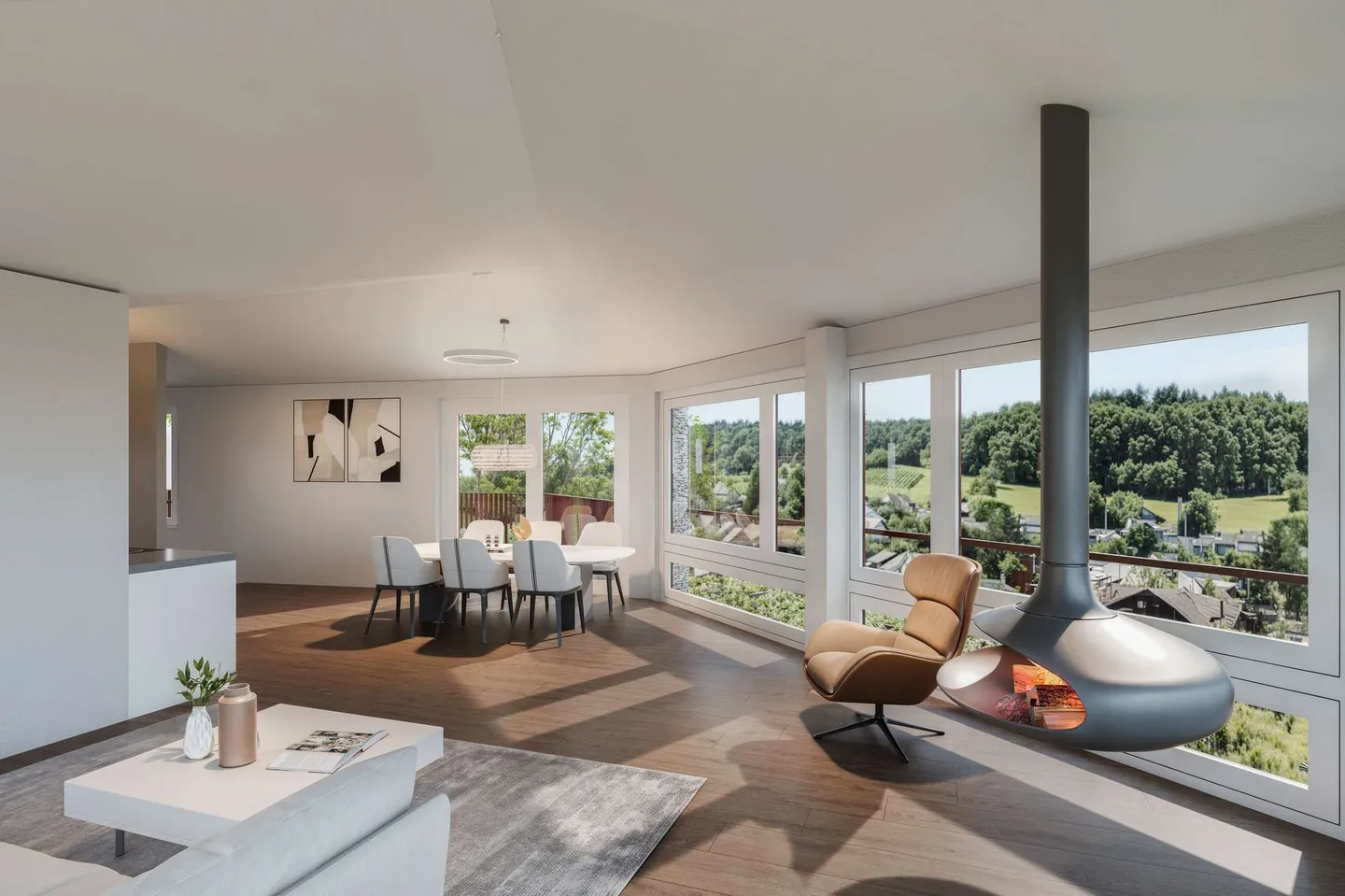 Modern Living over 2 Floors - 3.5-Room Maisonette 'To the Vines', Weiningen - Photo 1 of 13