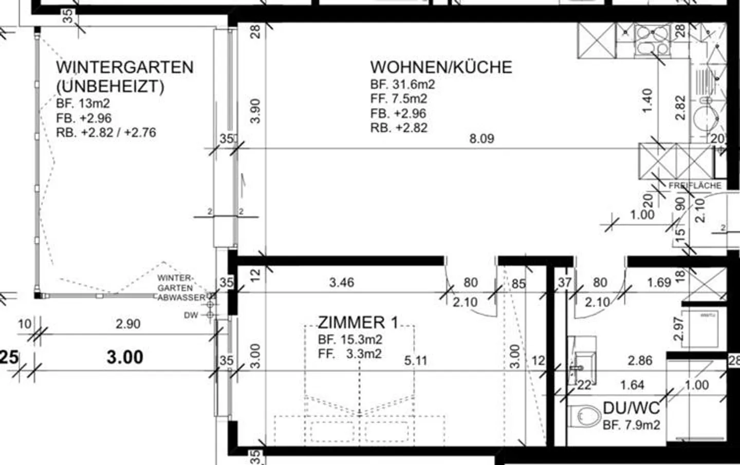Exclusive barrier-free 2.5-room apartment with winter garden, 68 m2. - Photo 20 of 20