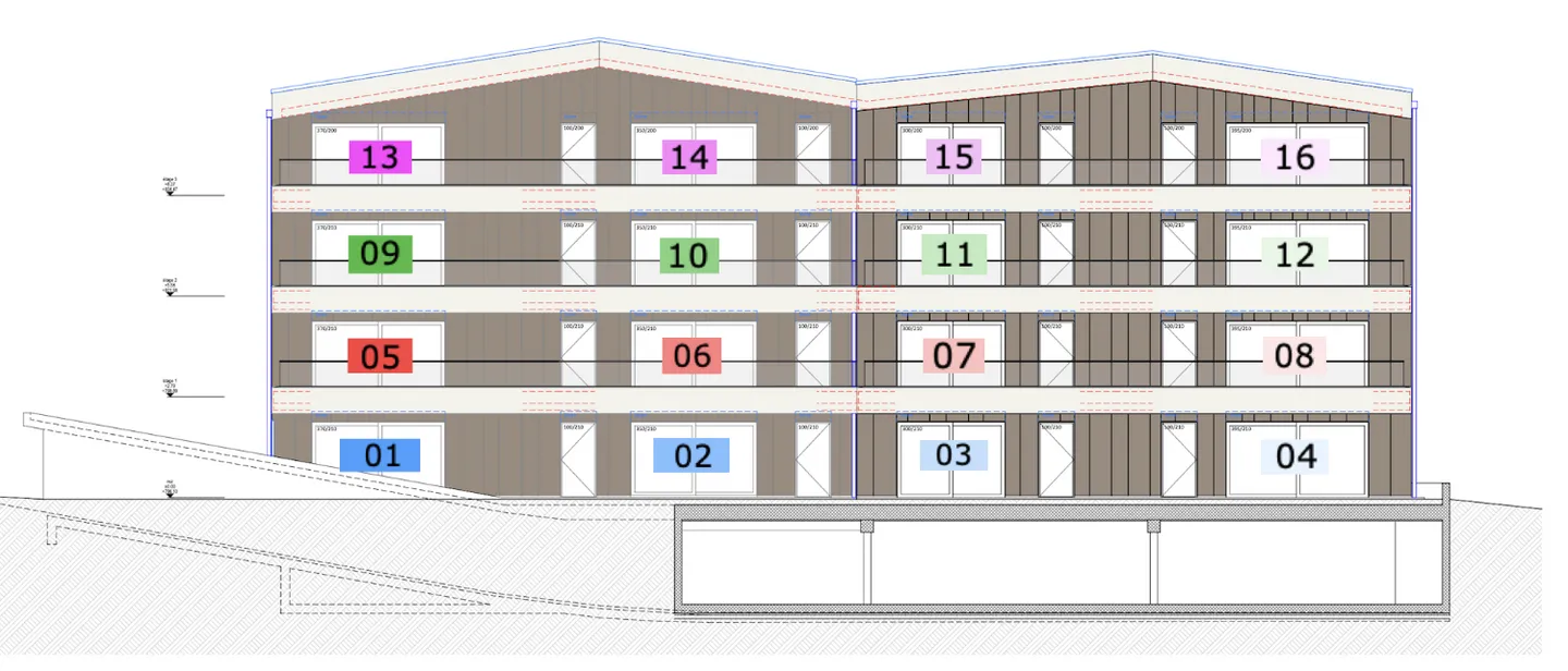 Appartamento di 2.5 locali a Remaufens - Lotto 11 - Foto 2 di 8