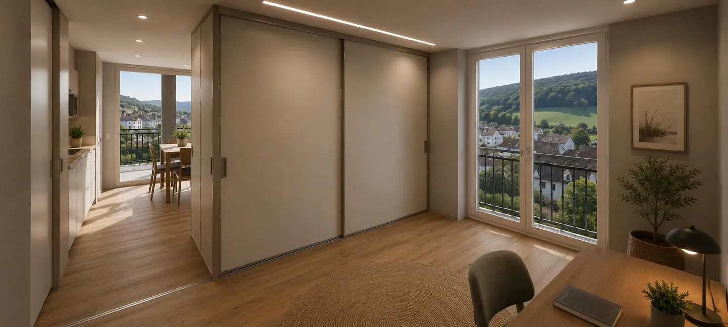 2 Appartement moderne de 5,5 pièces, nouvelle construction avec belle vue à Unterägeri - Photo 5 sur 6
