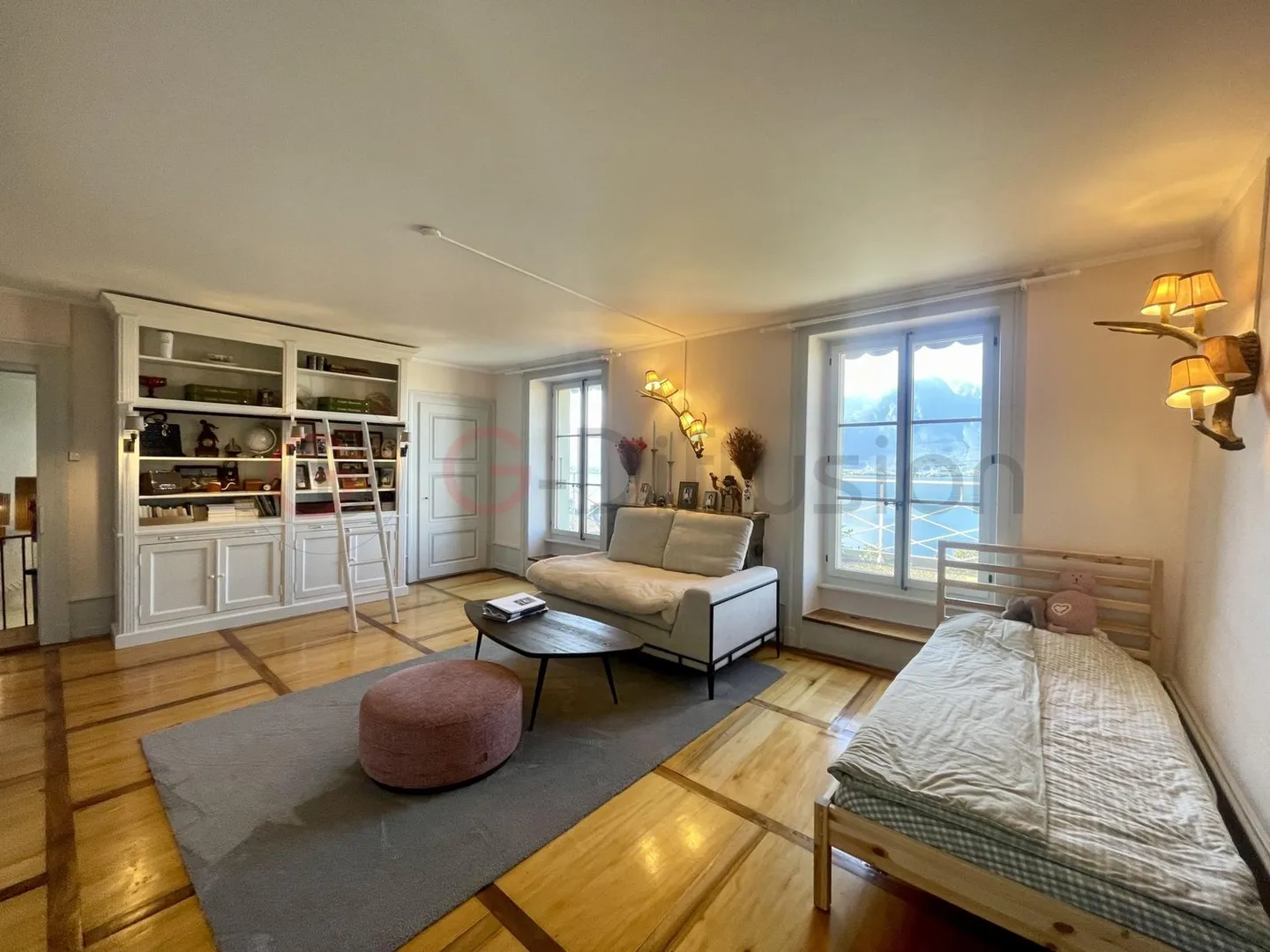 Appartamento eccezionale con vista lago e giardino privato - Come una casa a Veytaux - Foto 12 di 13