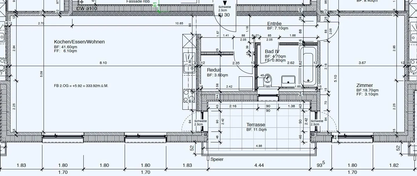 Appartamento 2.5 stanze vicino alla stazione con balcone - Foto 8 di 8