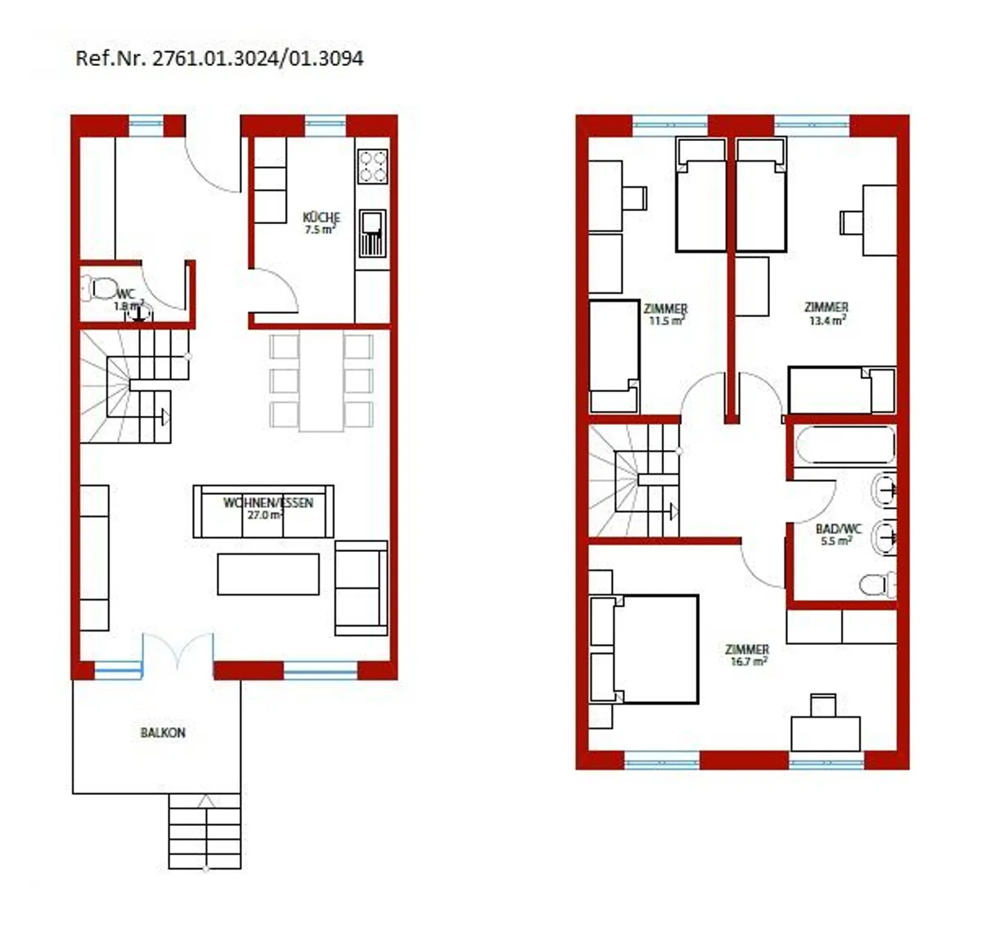 Jolie appartement en duplex au centre de Bischofszell! - Photo 7 sur 7