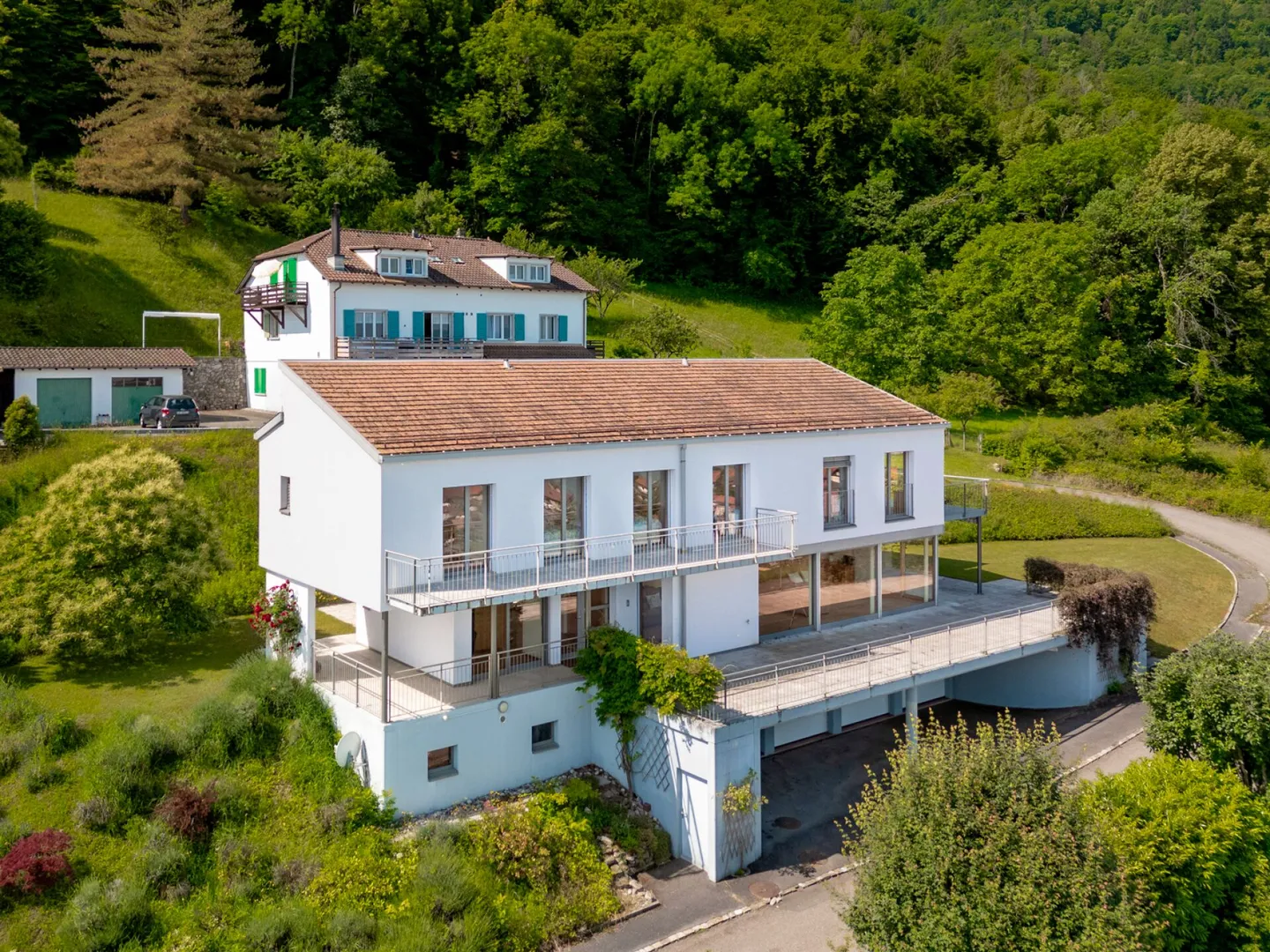 «Luxuriöse, von Architekten entworfene Villa mit atemberaubendem 180°-Blick auf den Genfer See» - Foto 5 von 31