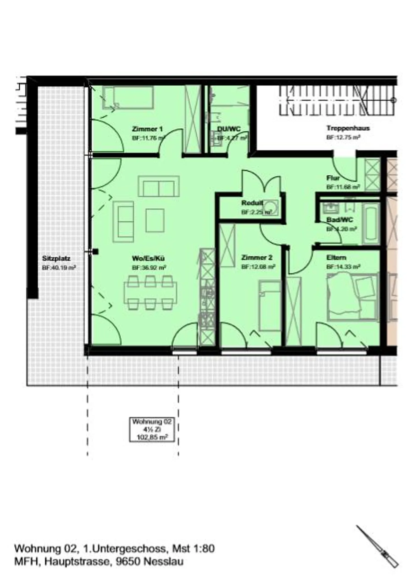 Appartement neuf exclusif de 4,5 pièces dans un emplacement privilégié ! - Photo 8 sur 8