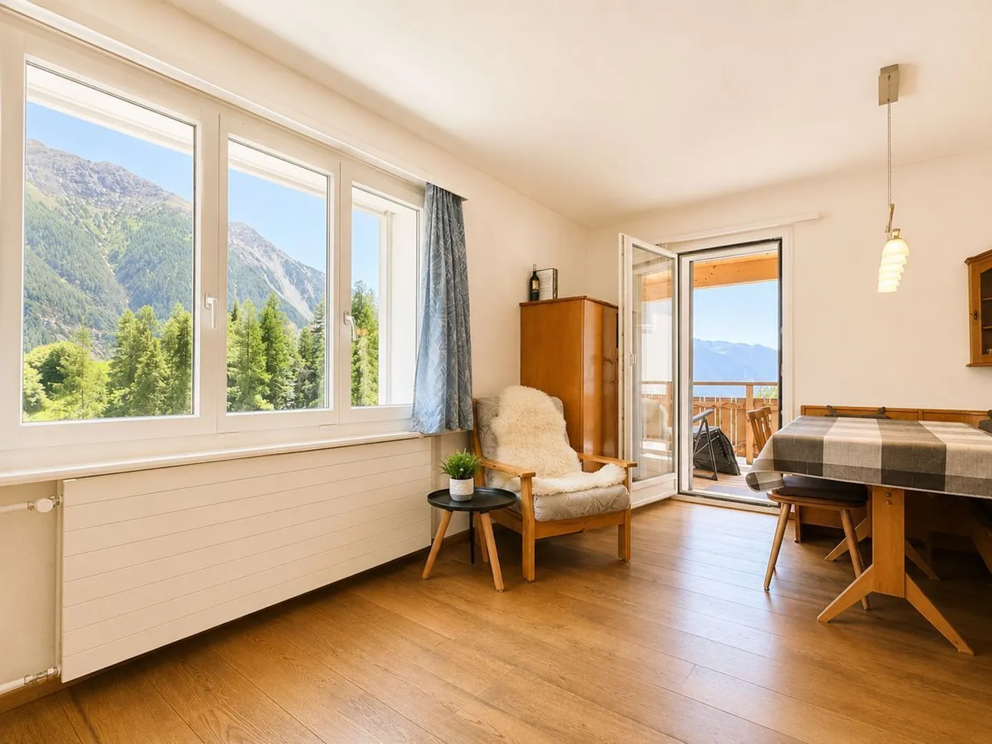Gemütliche Wohnung mit Bergsicht - Foto 5 von 7