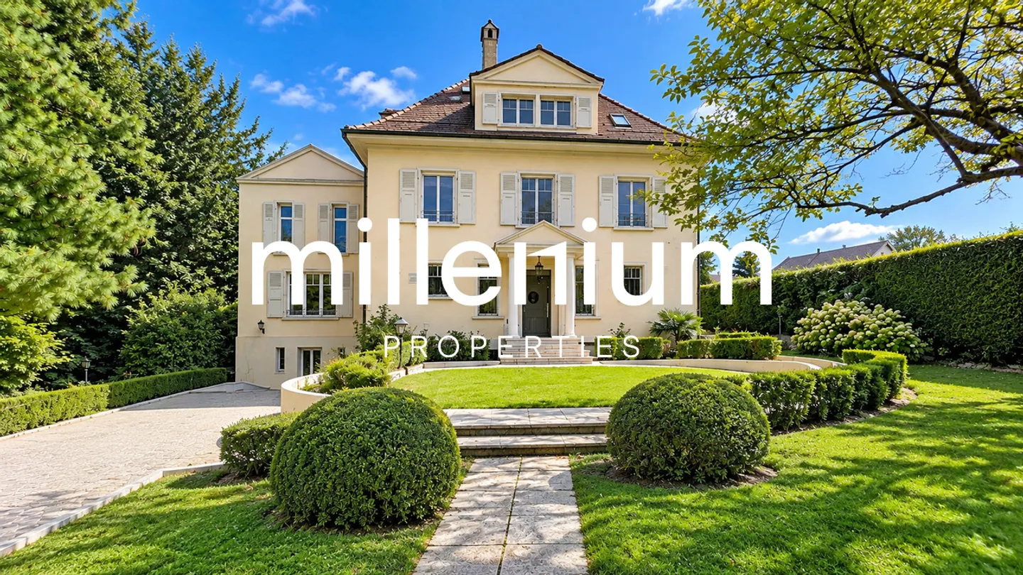 Charaktervolle Meistervilla im Herzen einer grünen Umgebung in Nyon - Foto 11 von 11